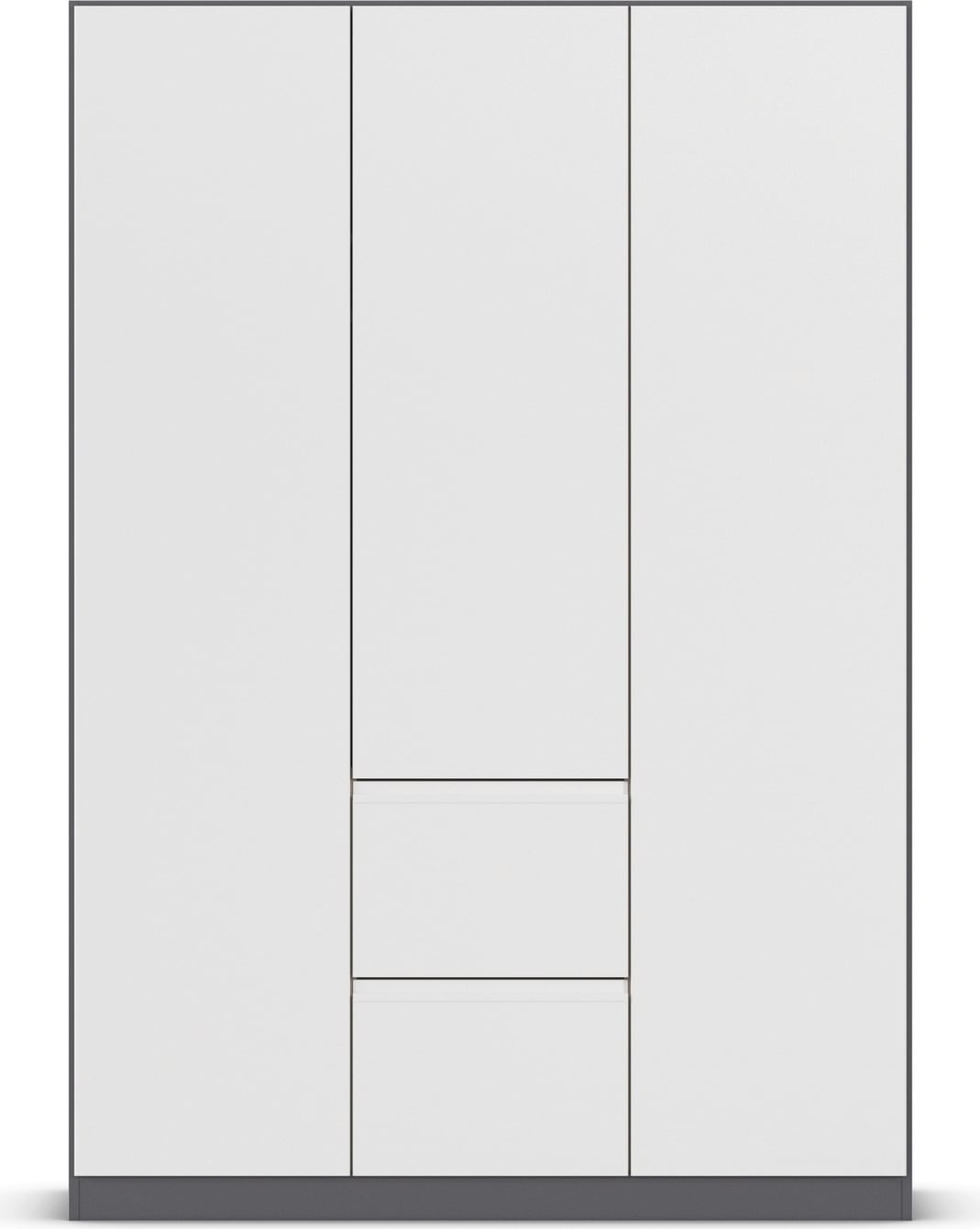 rauch Drehtürenschrank »Kleiderschrank Schrank Garderobe Wäscheschrank BRISTOL in 2 Breiten«, grifflose Front mit Push-to-Open Funktion in 2 Breiten MADE IN GERMANY