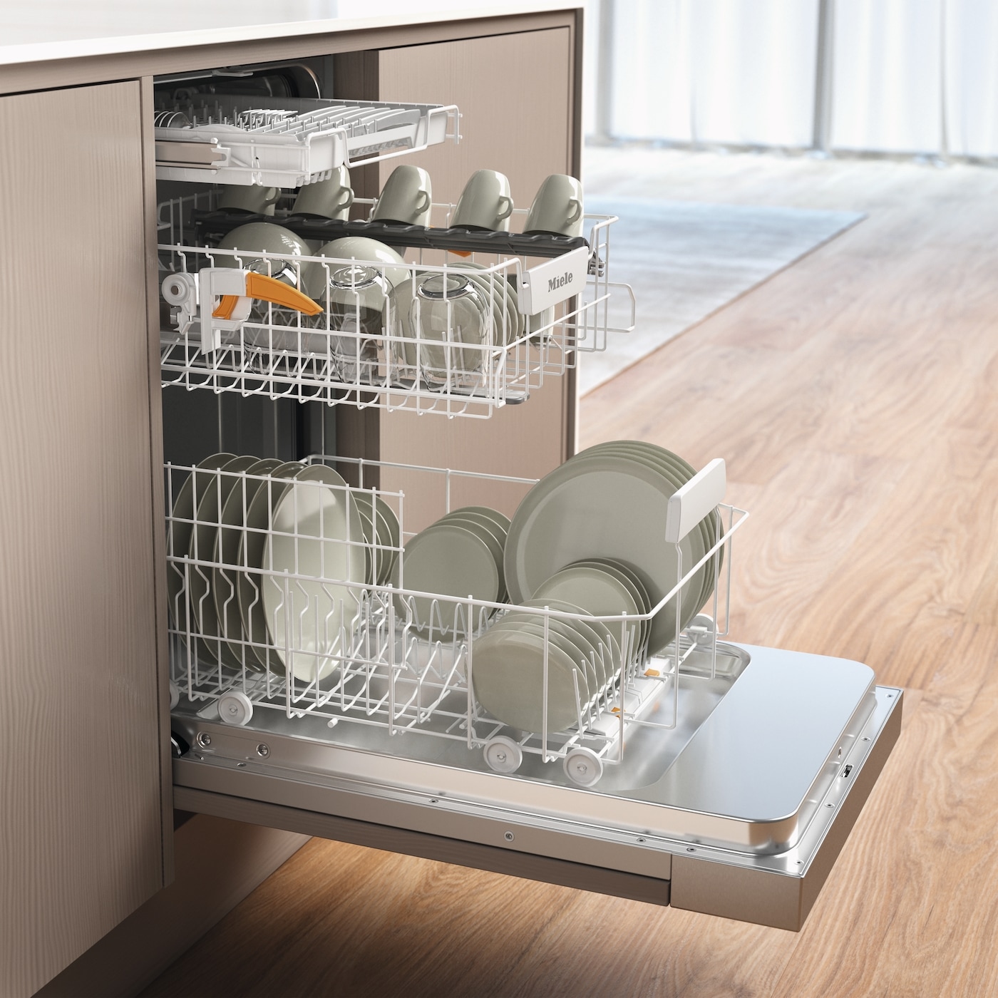 Miele teilintegrierbarer Geschirrspüler »G 5540 SCi SL Active« 9 Maßgedecke