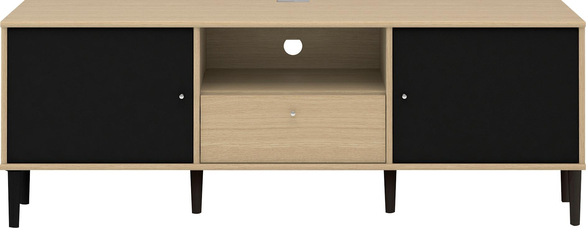 Hammel Furniture TV-Board »Mistral Fernsehschrank, Medienmöbel, Hängend«, mit Türen mit Akustikstoff, Kabeldurchführung, Lowboard, B: 161,5 cm