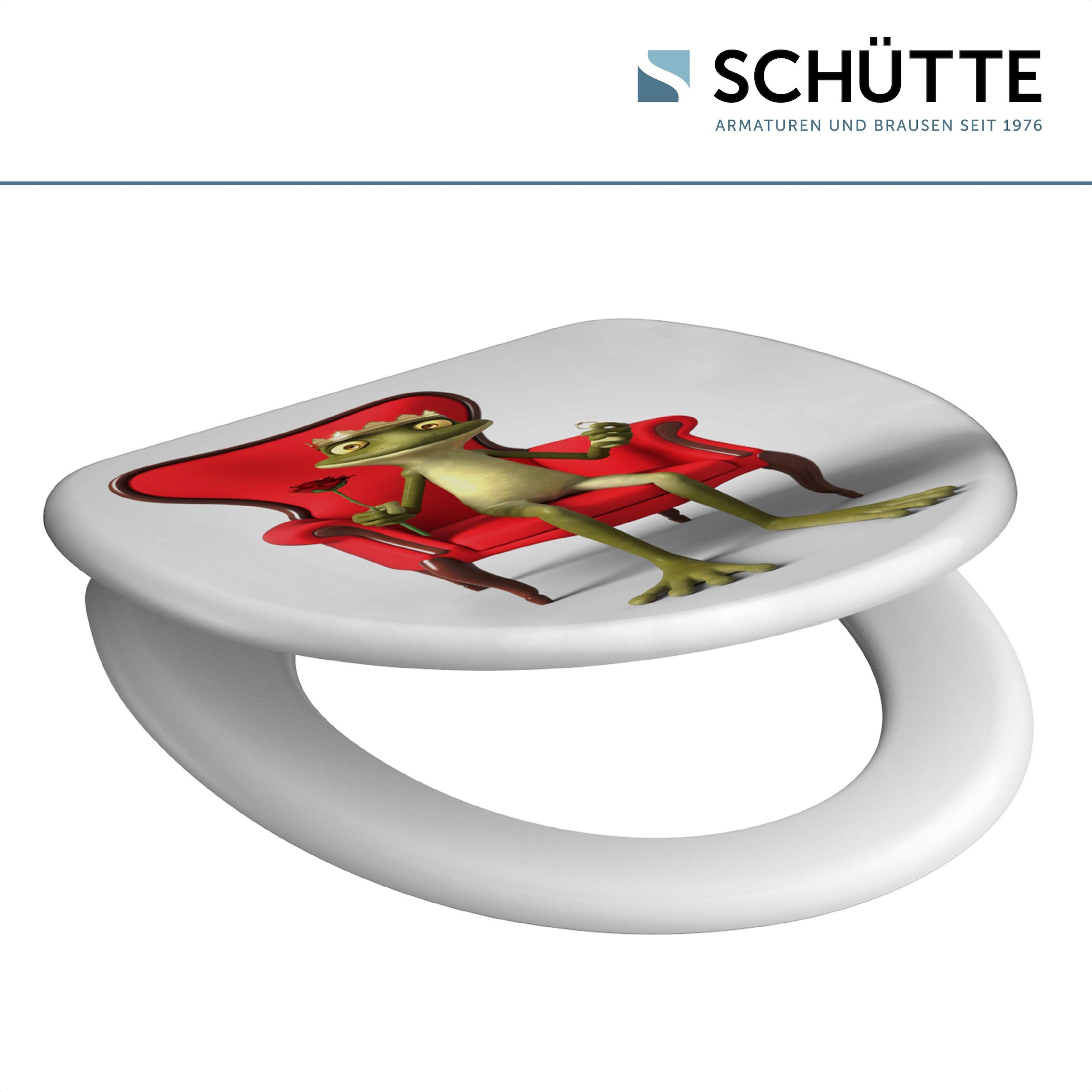Schütte WC-Sitz »Frog King«, Duroplast, mit Absenkautomatik