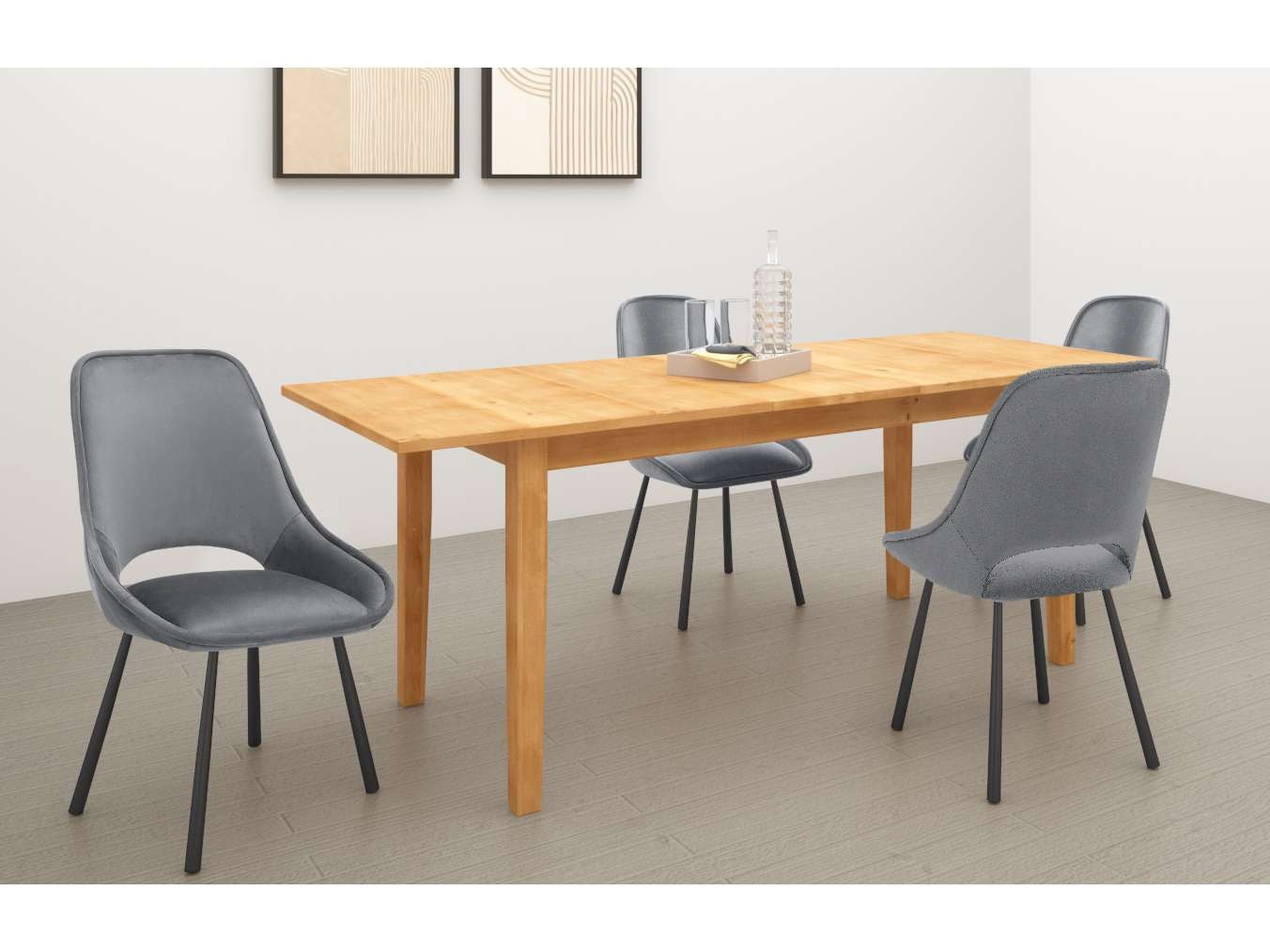 Home affaire Esstisch »Dakota«, aus massivem Kiefernholz, ausziehbar, Breite 160-200 cm