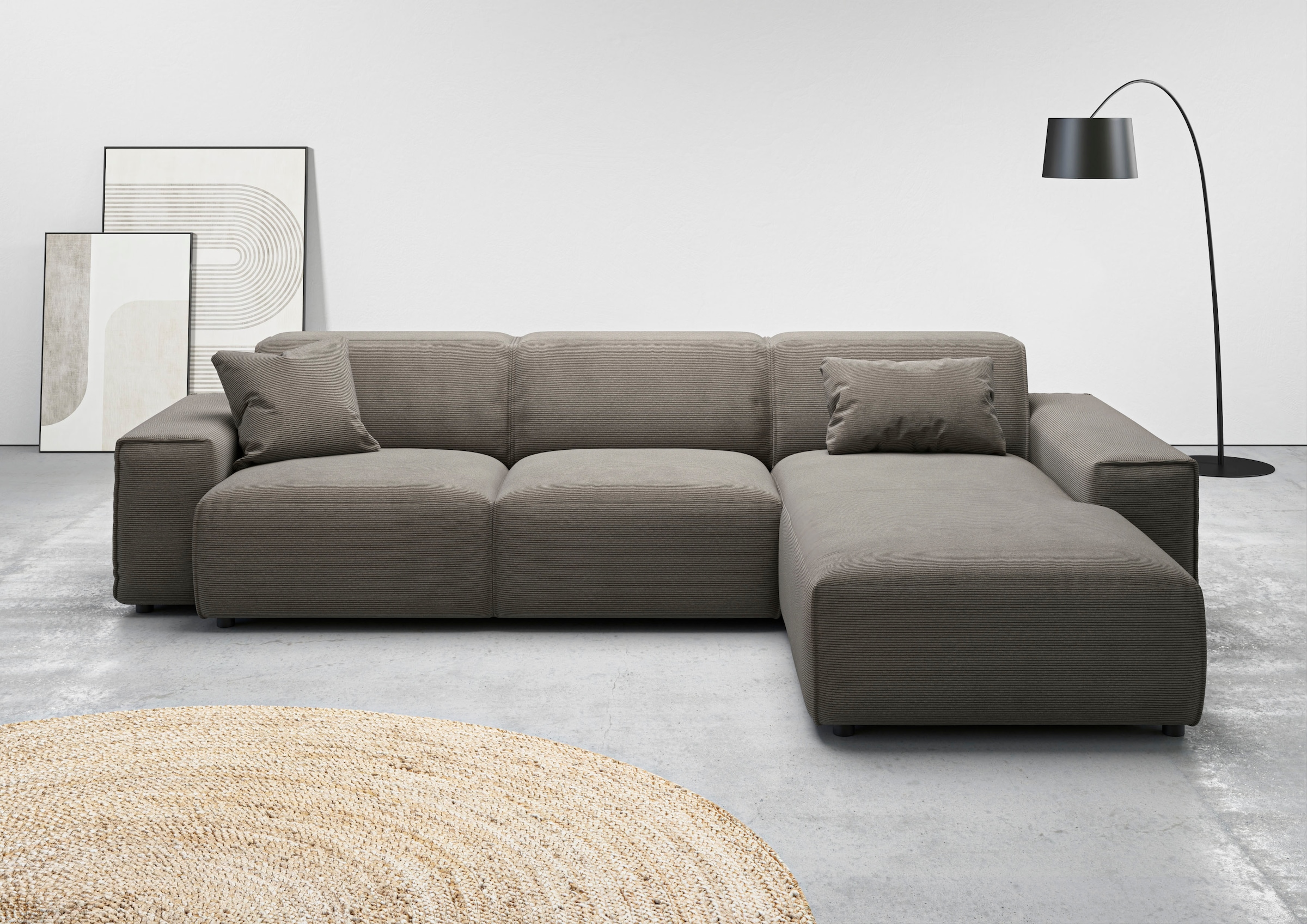 andas Ecksofa »Glimminge auch in Breitcord, Feincord, Bouclé + Easy care-Be günstig online kaufen