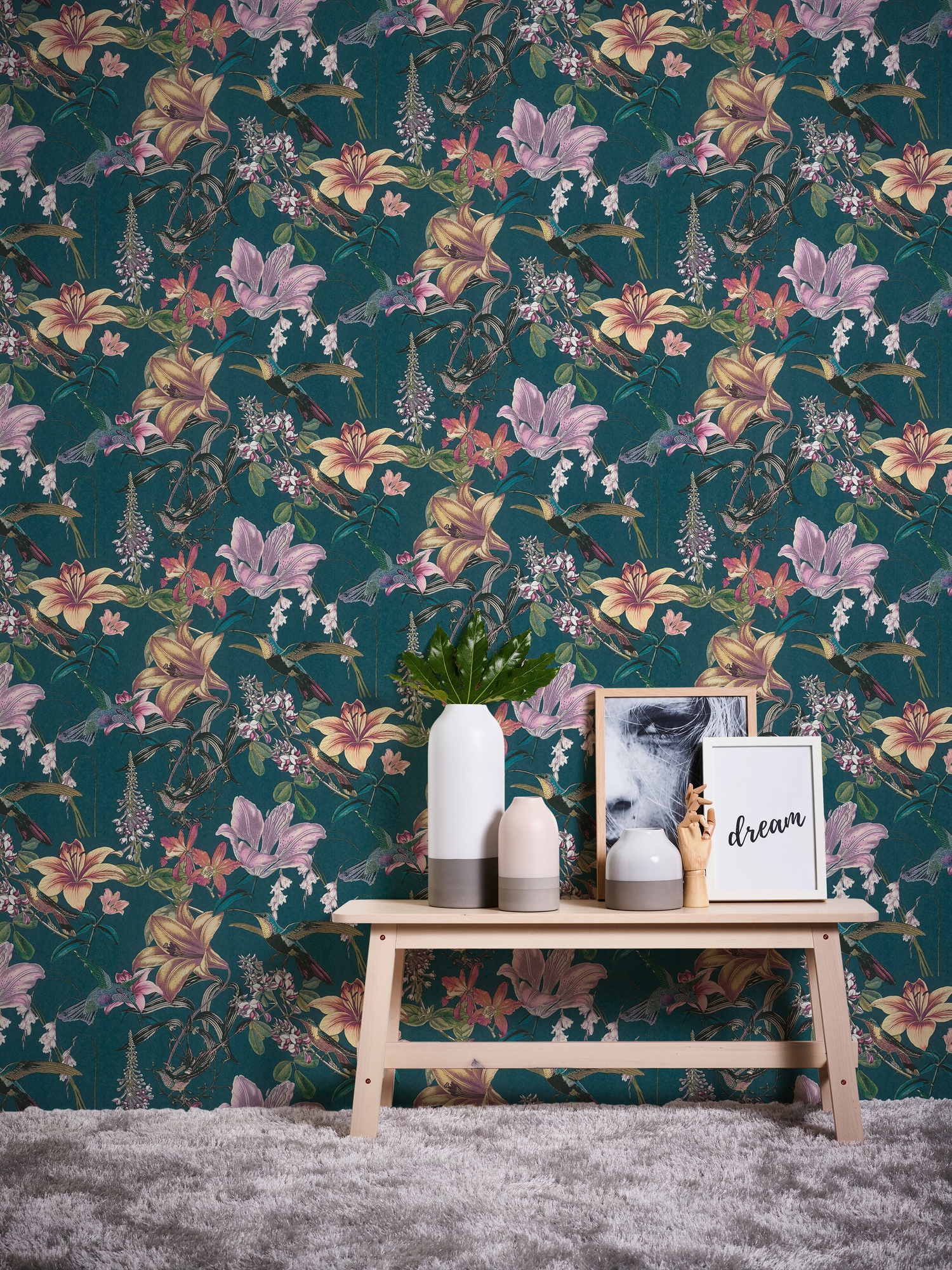 Architects Paper Vliestapete »Jungle Chic«, floral-botanisch-tropisch, Voge günstig online kaufen