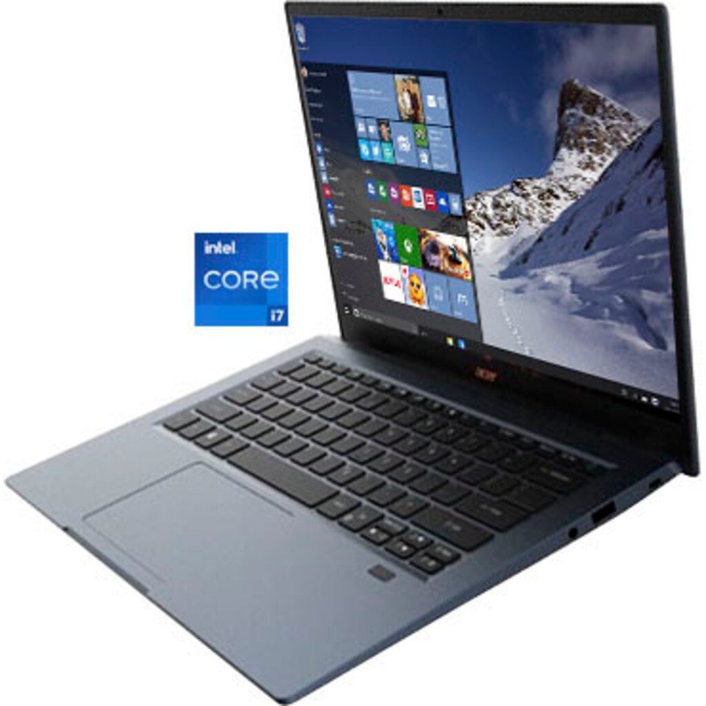 Acer Notebook »SF314-510G-70DW«, 35,56 cm, / 14 Zoll, Intel, Core i7, Iris Xe Max Graphics, 1000 GB SSD