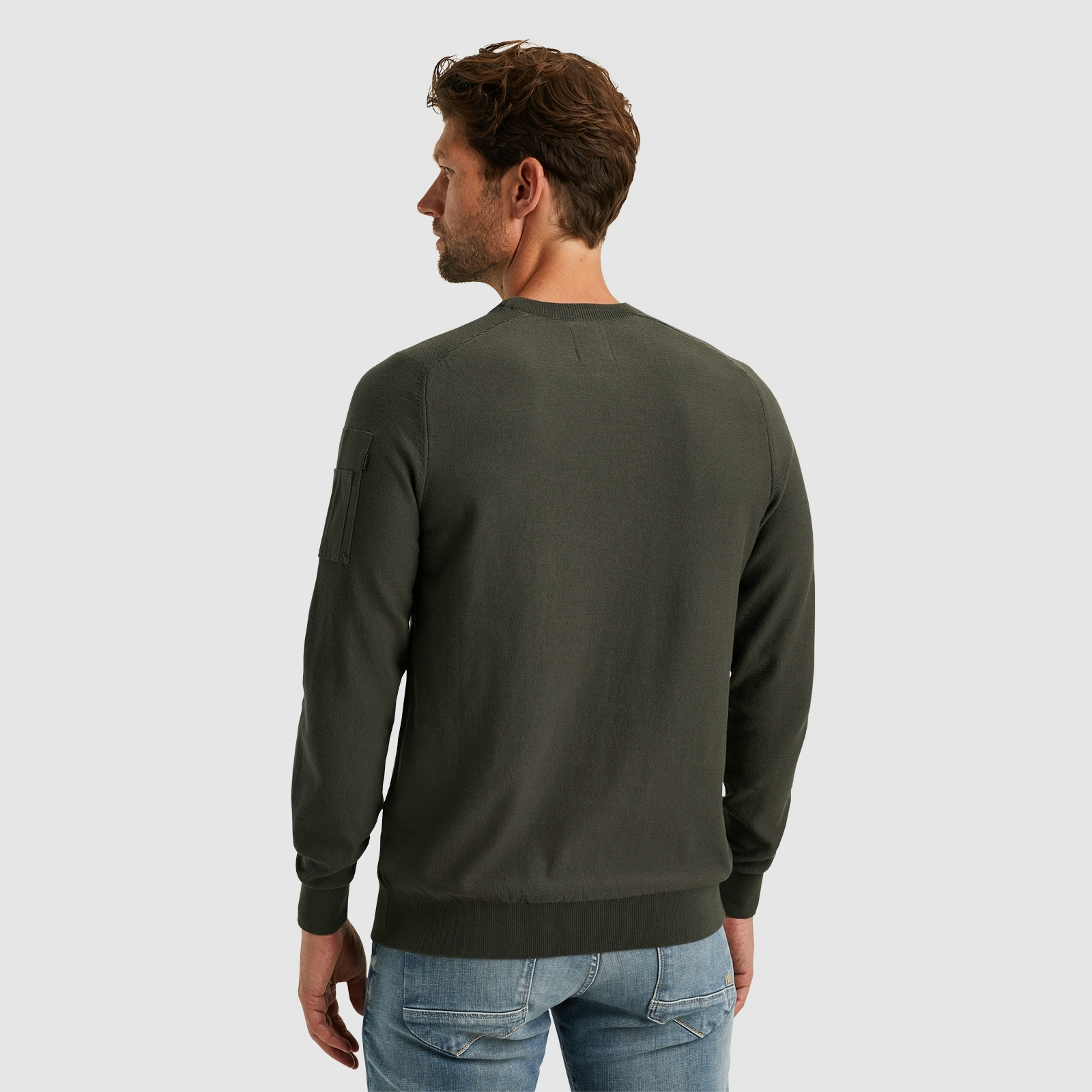PME LEGEND Rundhalspullover »American classic Buckley knit«