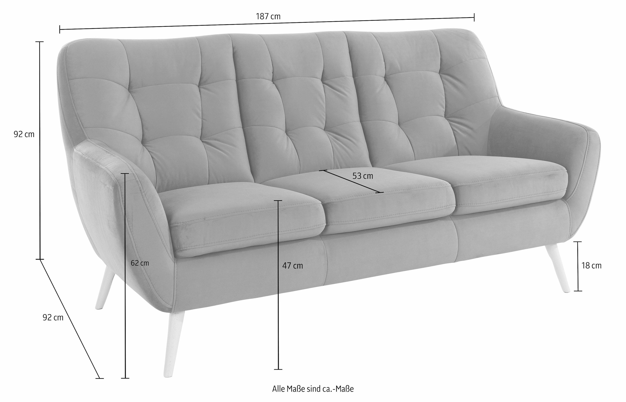 exxpo - sofa fashion 3-Sitzer »Scandi« online kaufen