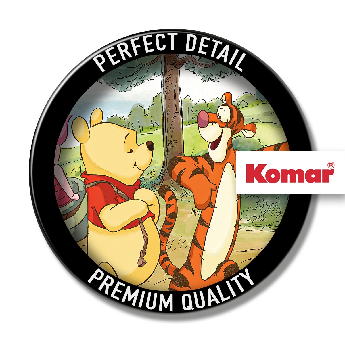 Komar Fototapete »Winnie the Pooh Expedition«, bedruckt, 250 x 200 cm (Breite x Höhe) - Tapete, Vlies, Wohnzimmer, Schlafzimmer