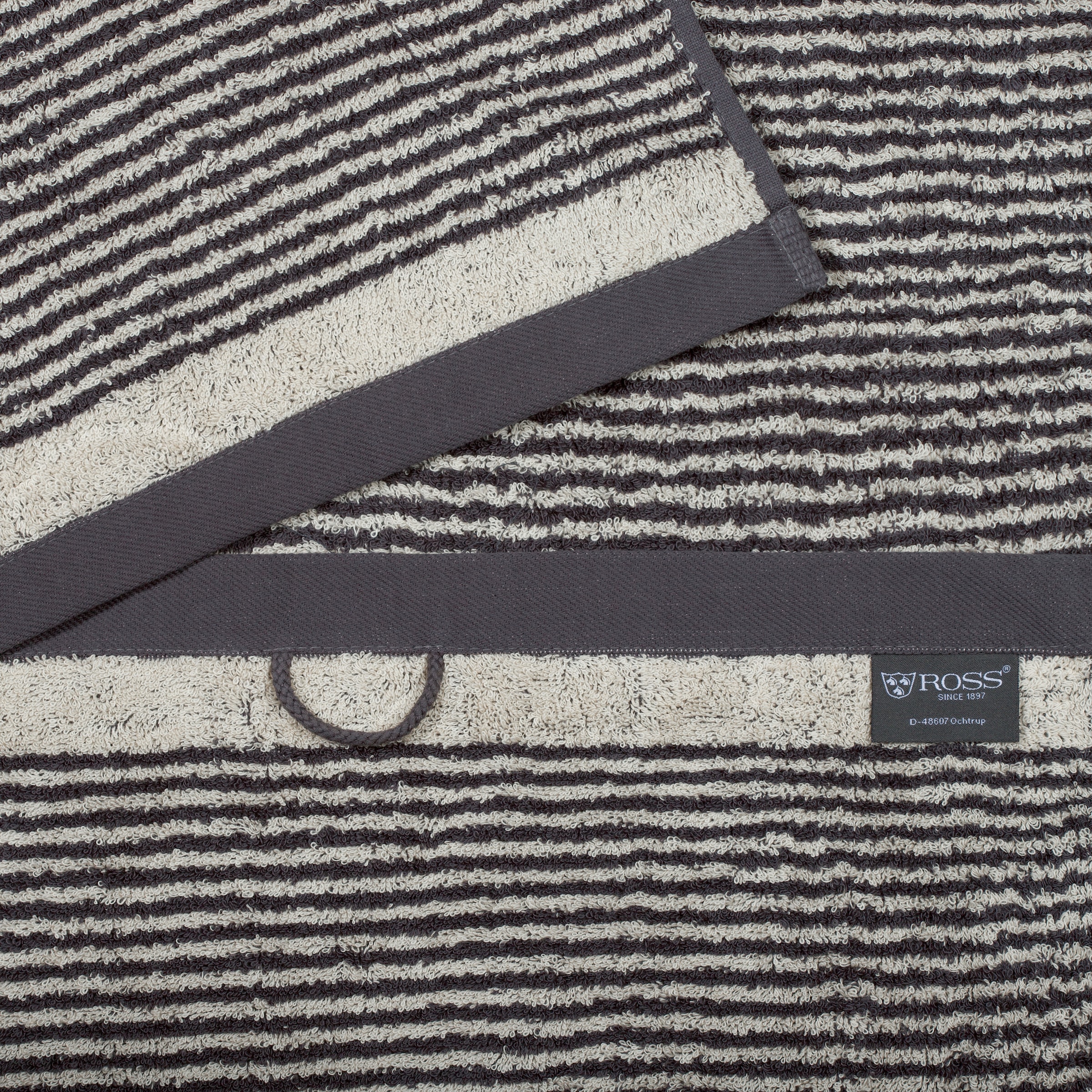 ROSS Handtücher »schmaler Querstreifen« aus feinster Baumwolle