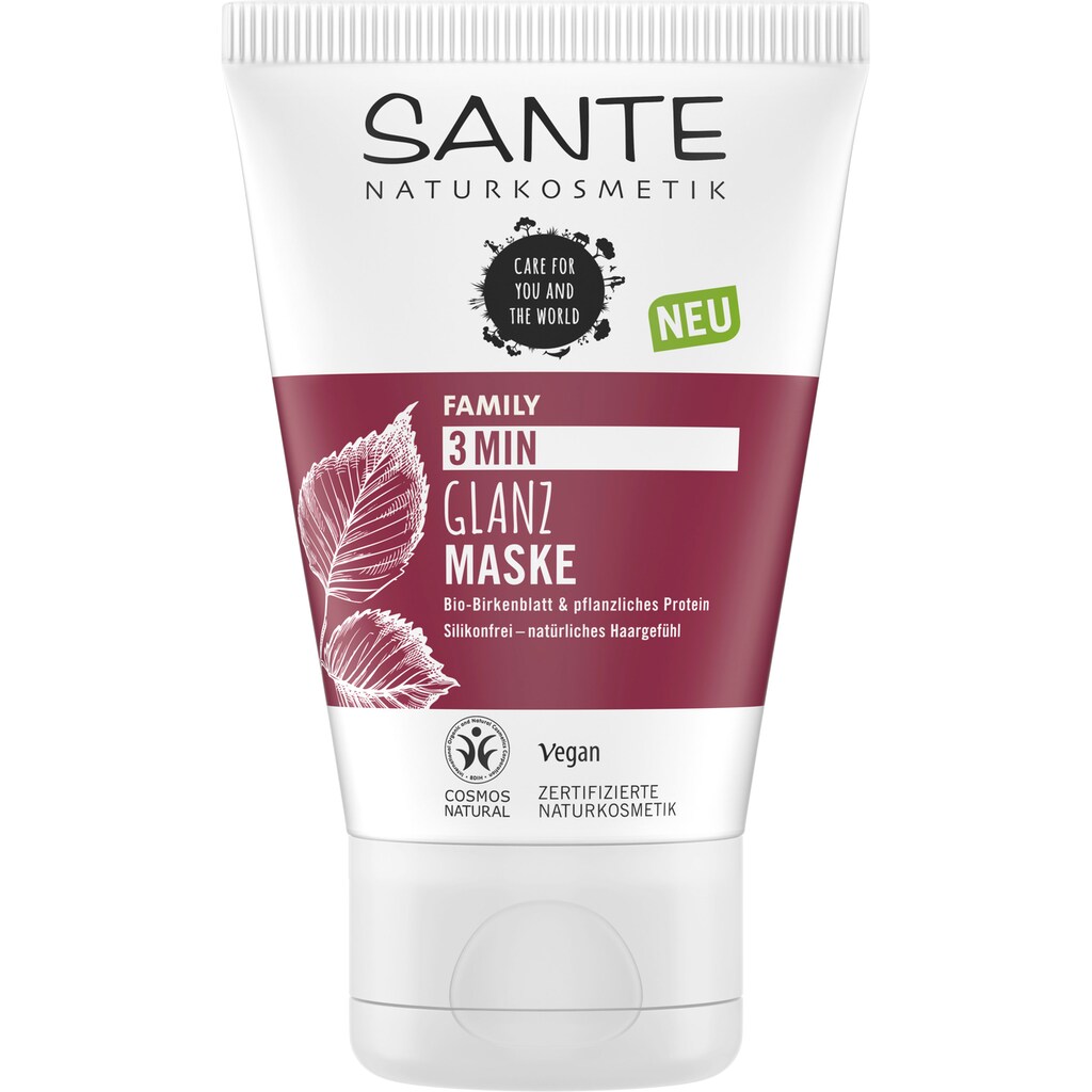 SANTE Haarmaske »FAMILY 3 Min Glanz Maske«