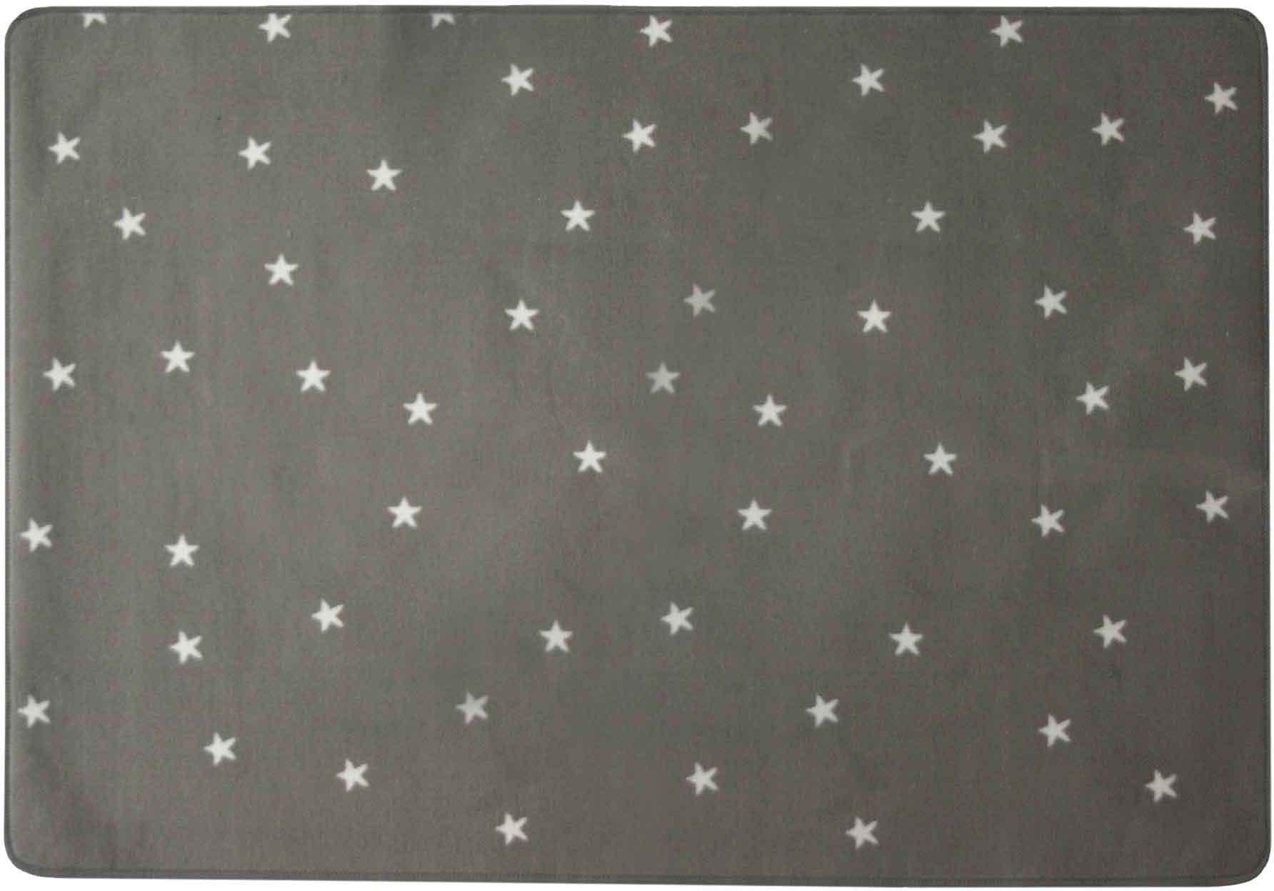 Primaflor-Ideen in Textil Kinderteppich »STELLA, Made in Belgium«, rechteckig, 5 mm Höhe, Motiv Sterne, Kinderzimmer