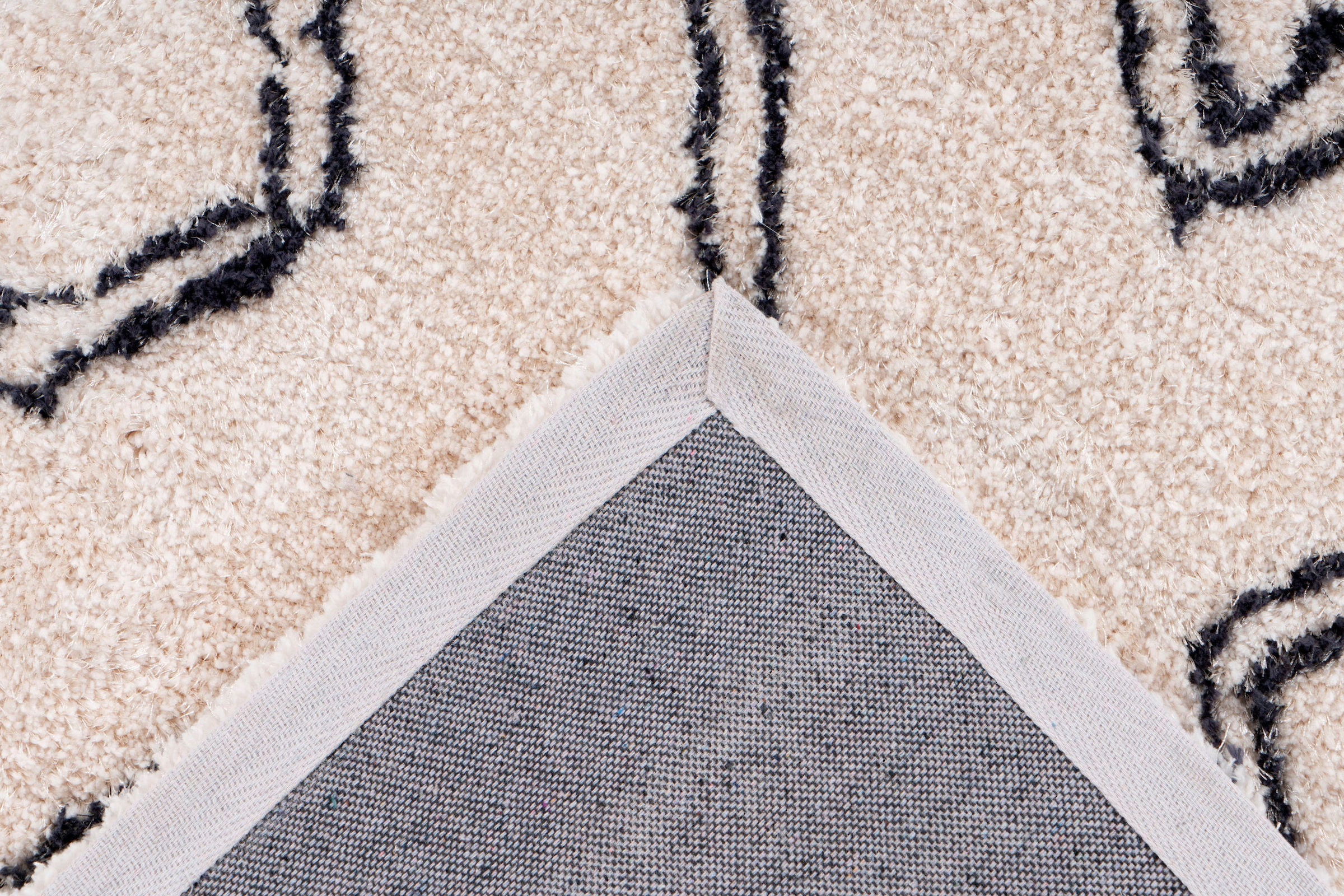 my home Hochflor-Teppich »Jeana«, rechteckig, 27 mm Höhe, retro, Wohnzimmer