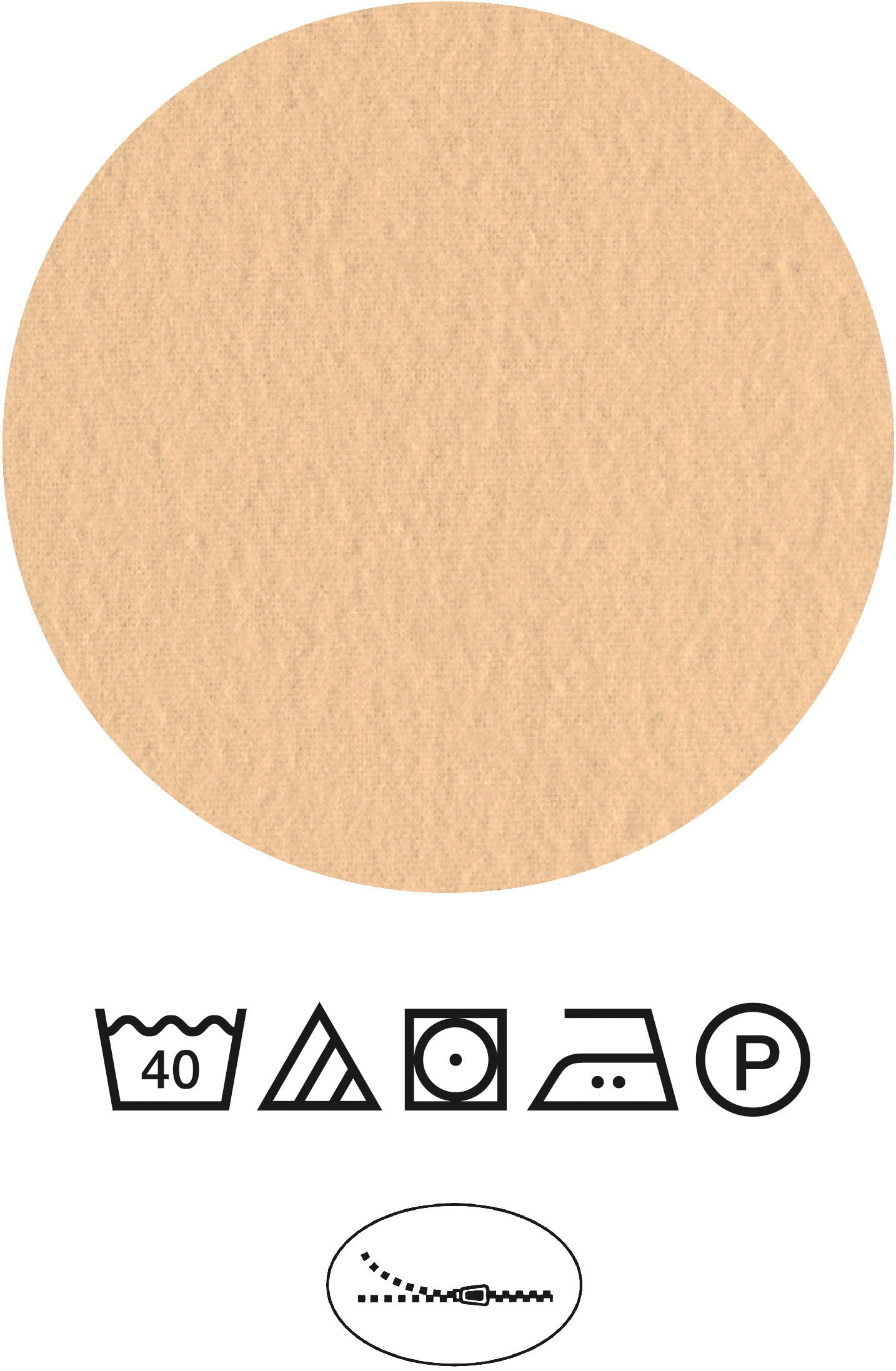 Castell - Markenbettwäsche Bettwäsche »0351123«, Poly-Cotton, wohlig warm, pflegeleicht, atmungsaktiv, Reißverschluss