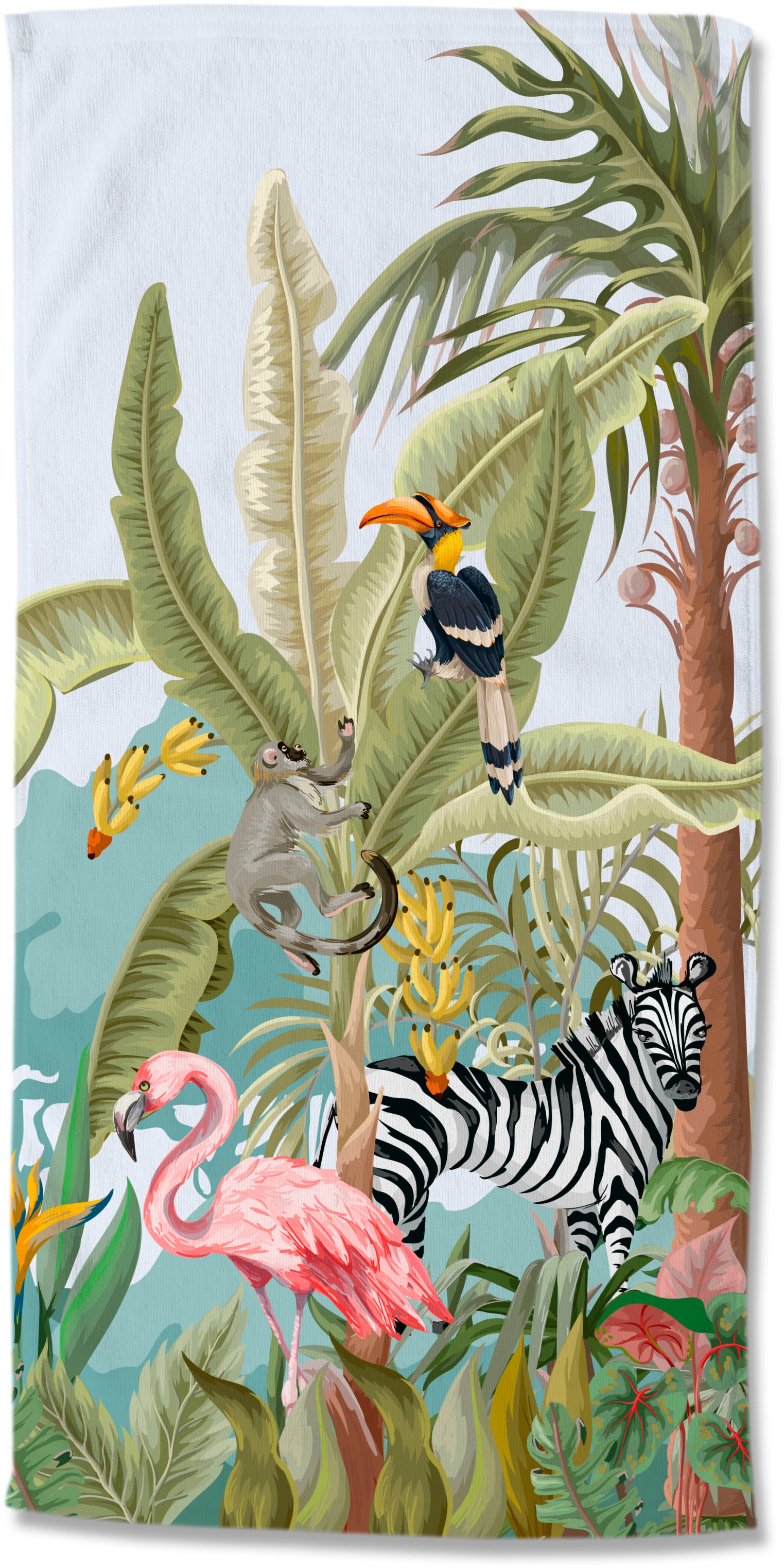 good morning Strandtuch »Jungle party«, (1 St., Strandtuch 75 x 150 cm), Mi günstig online kaufen
