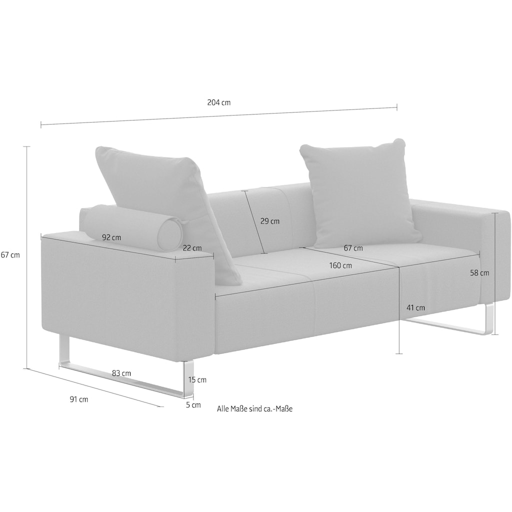 machalke® 2-Sitzer »groove«