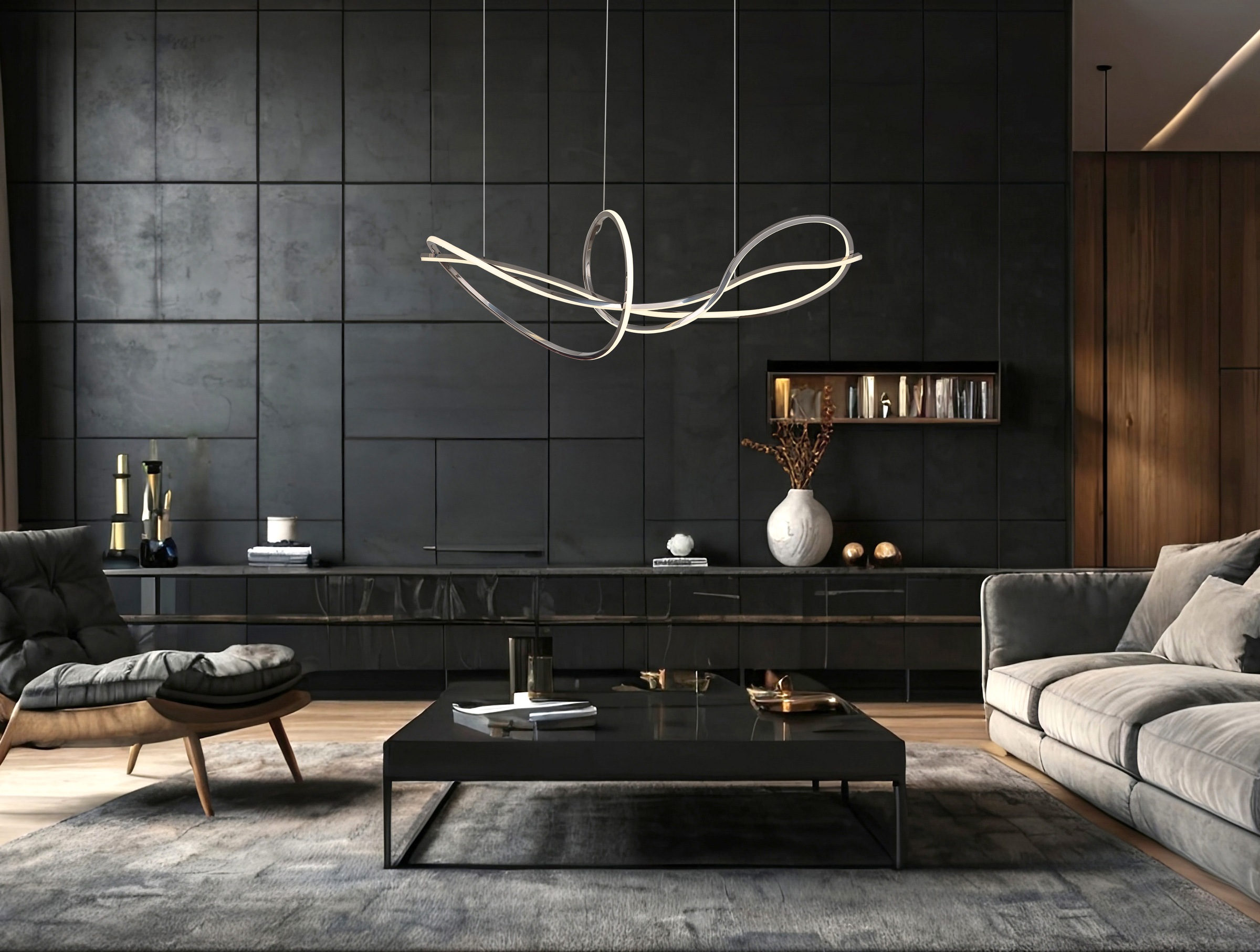 GLOBO LIGHTING Hängeleuchte »IDUNA« LED-Modul 1 Stk. warmweiß - kaltweiß Hä günstig online kaufen