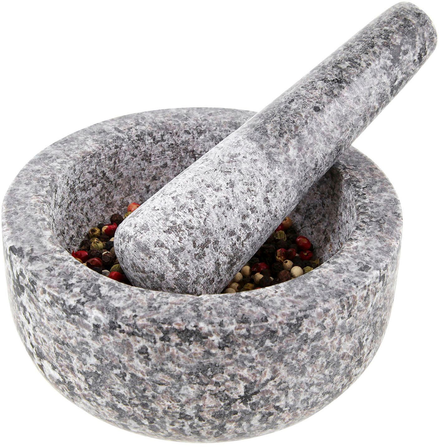 WESTMARK Mörser, (Set, 2 tlg.), Natur-Granit