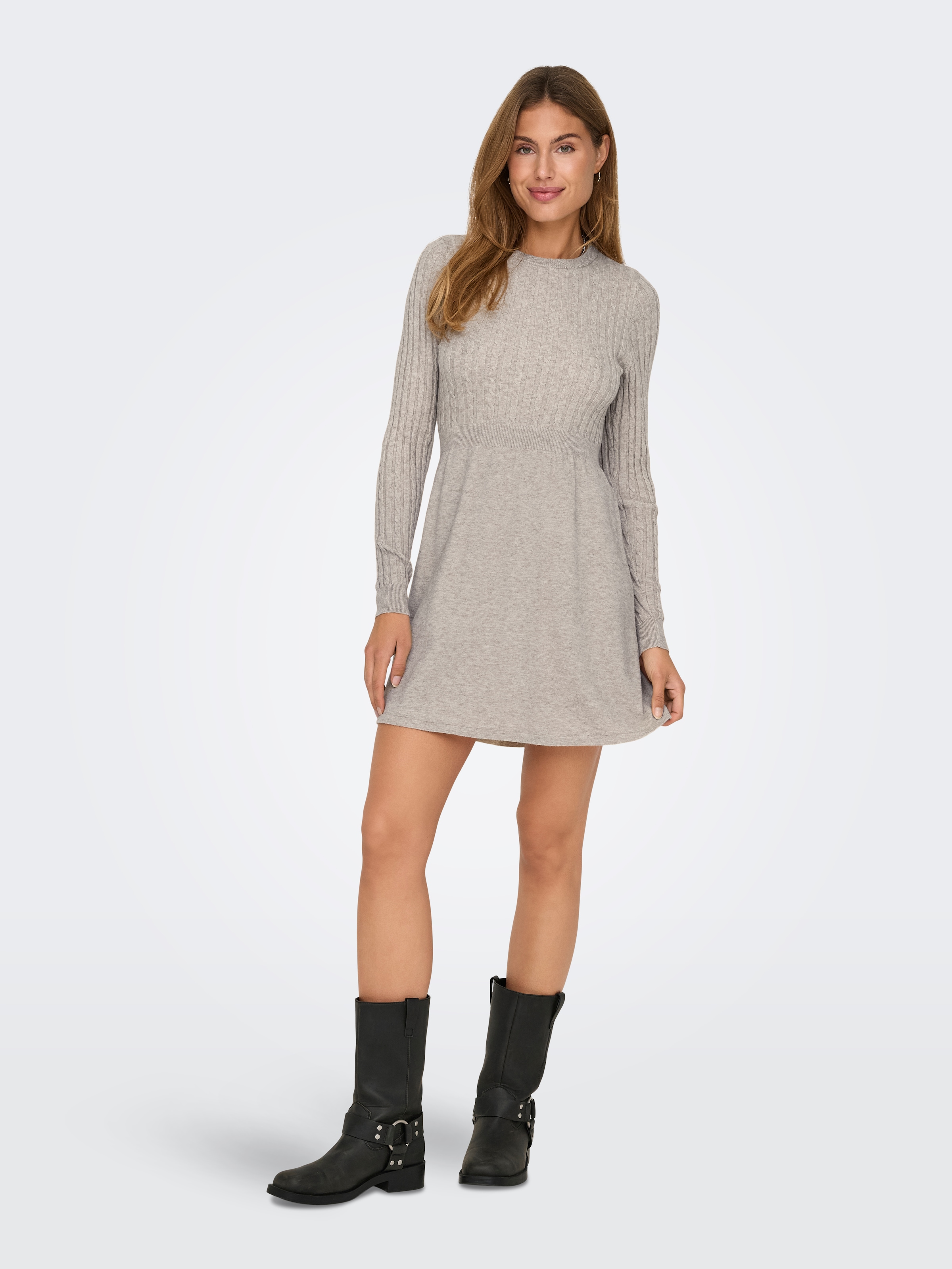ONLY Strickkleid »ONLFIA LS CABLE DRESS KNT«