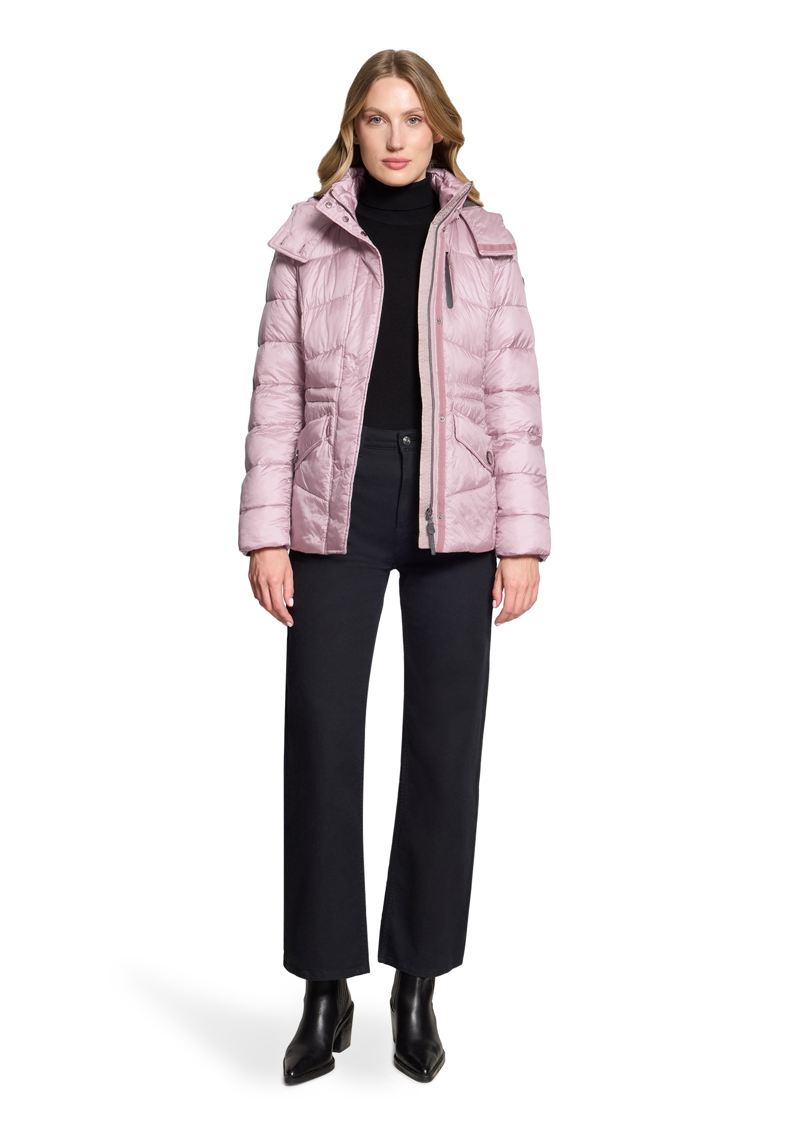 Gil Bret Steppjacke mit Kapuze mit abnehmbarer Kapuze
