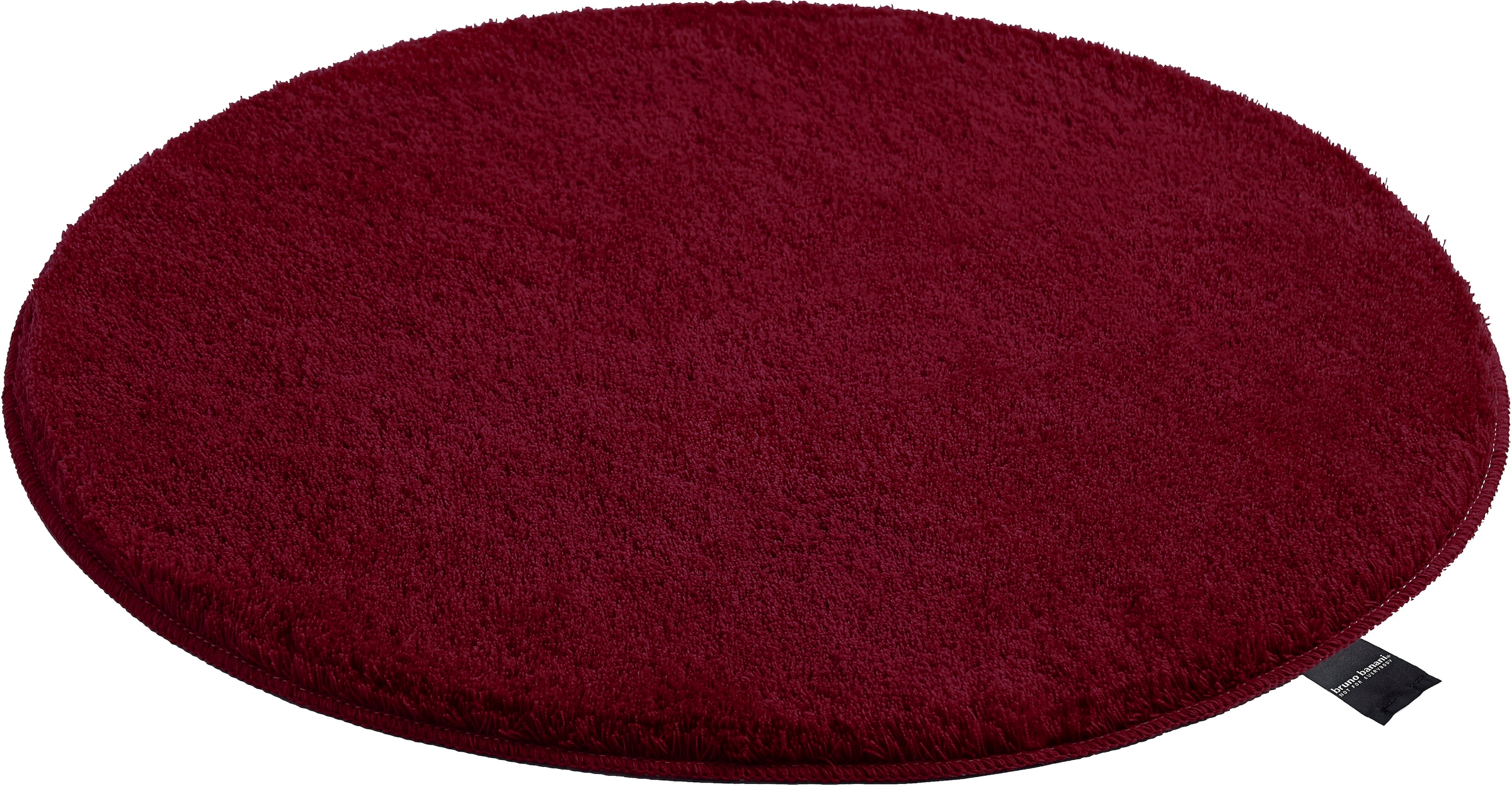 Bruno Banani Badematte »Lana, Badvorleger, Badezimmer Teppich«, rutschhemmend beschichtet, fußbodenheizungsgeeignet-schnell trocknend-strapazierfähig, Badteppich, Badematten, unifarben, auch als 3 teiliges Set & rund