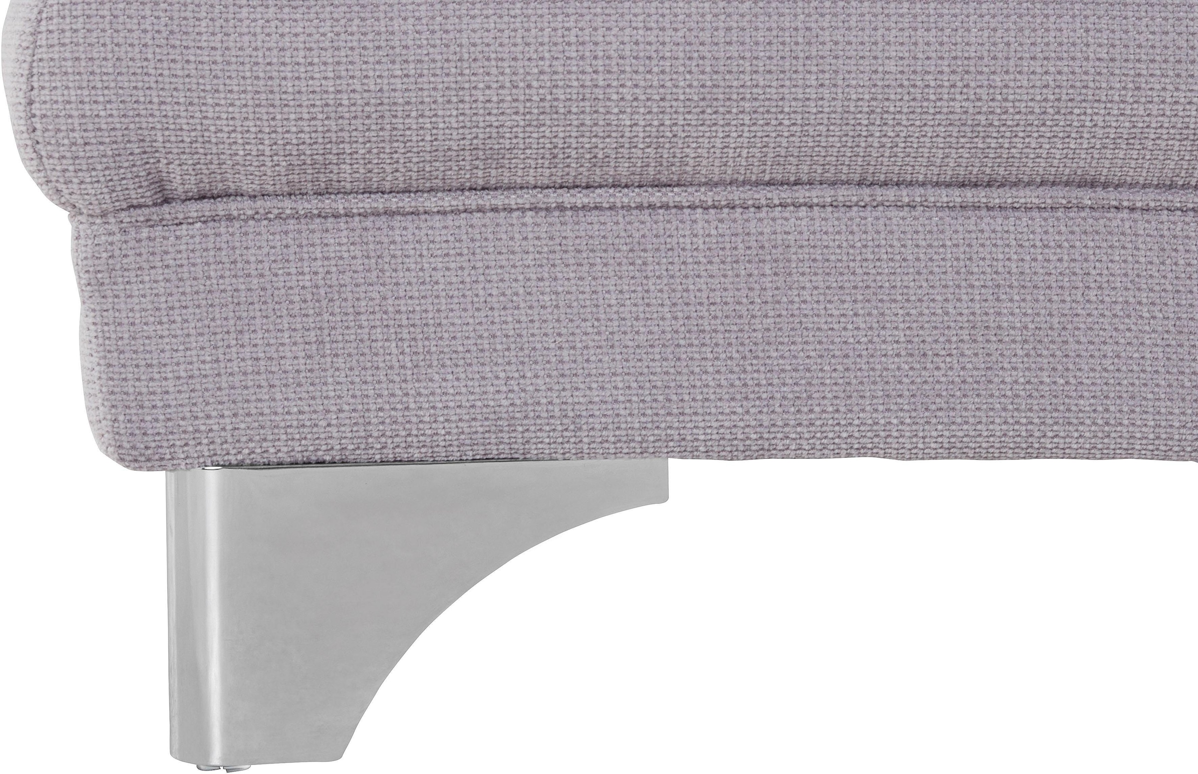 COTTA Polstergarnitur »Enterprise«, (Set), Set bestehend aus: 2-Sitzer mit Kopfteilverstellung & Hocker