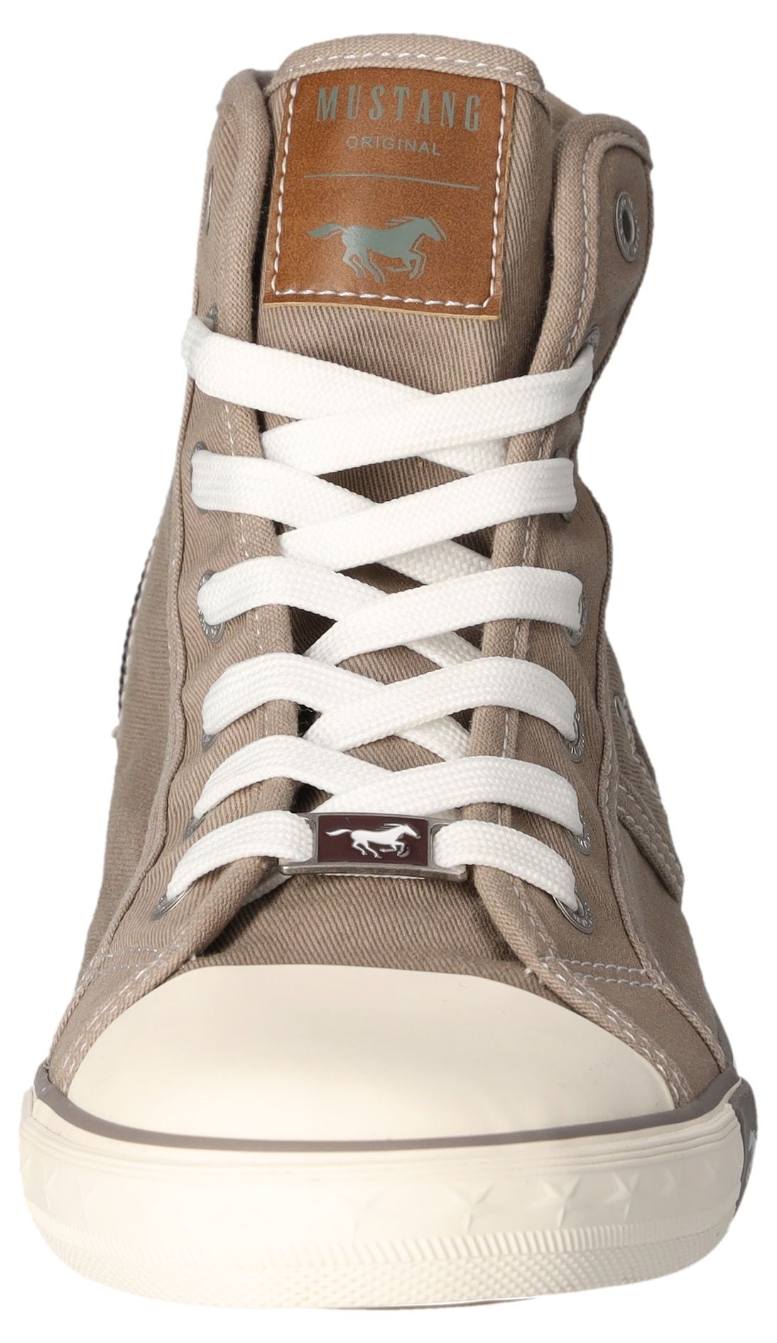 Mustang Shoes Sneaker, High Top-Sneaker, Schnürschuh mit Label in der Laufsohle