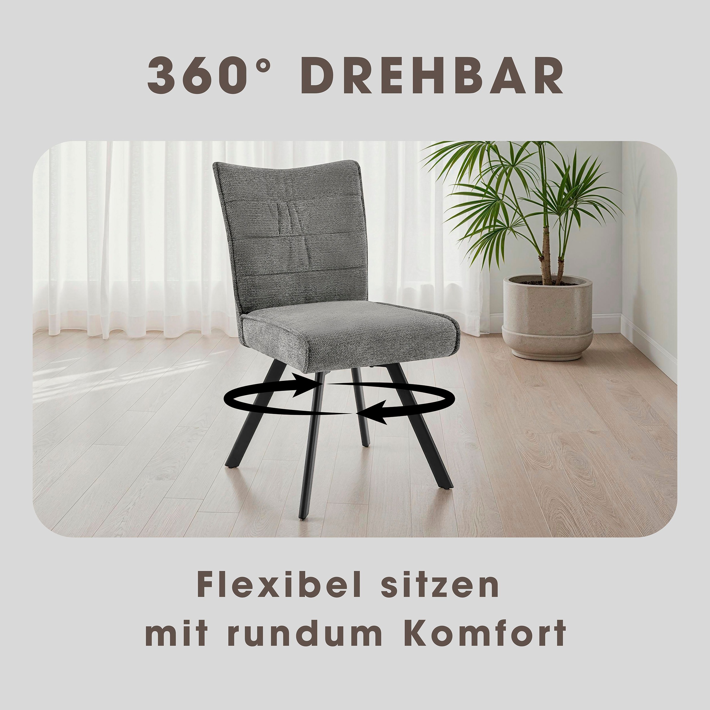 OTTO home Esszimmerstuhl »Garry« (Set) 2 Stk.