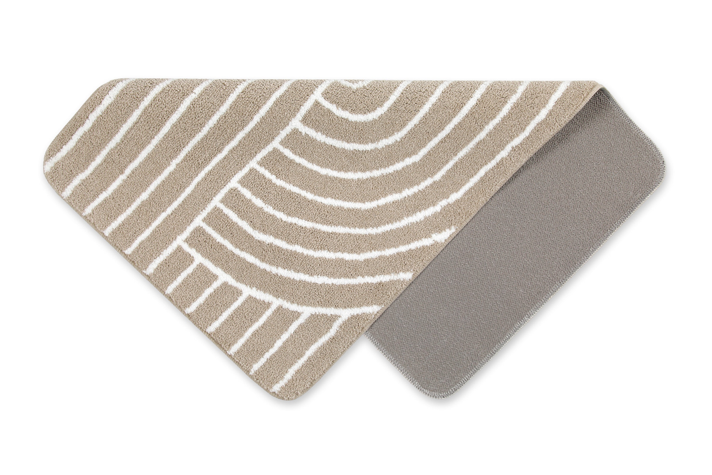 Wecon home Basics Badematte »Hilda«, waschbar, rutschfest, strapazierfähig, pflegeleicht mit Retro Muster