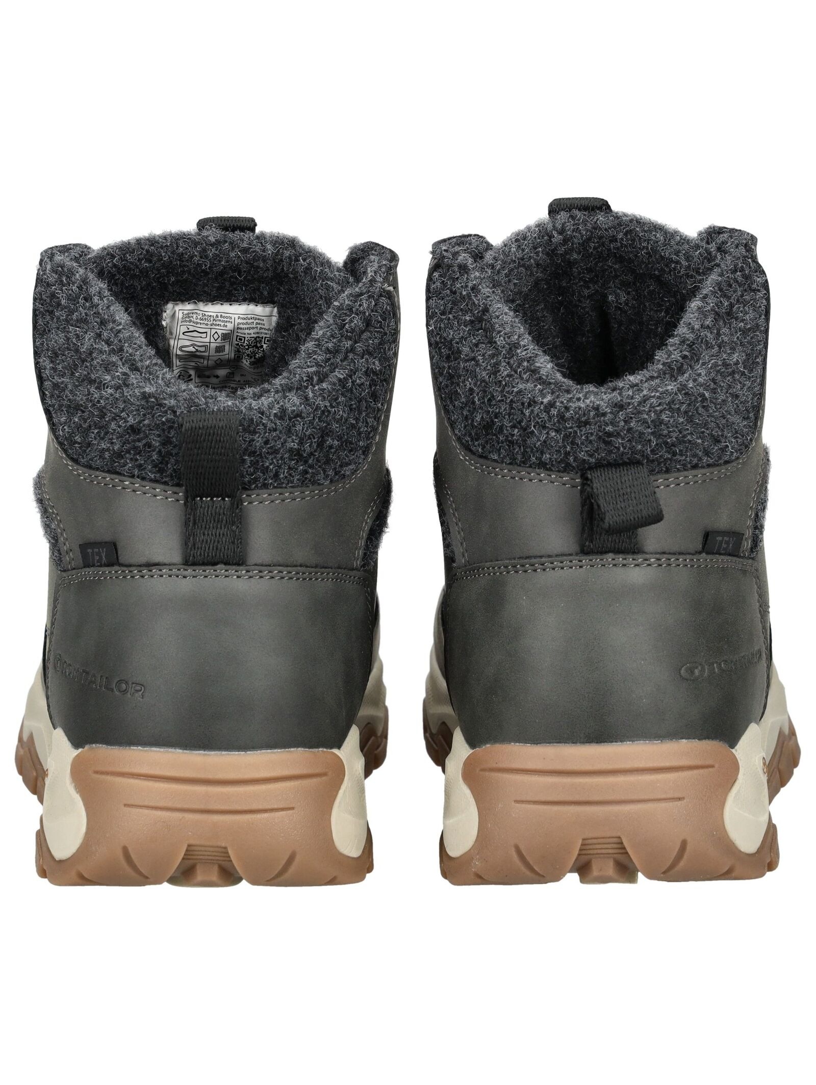TOM TAILOR Schnürstiefelette »Tom Tailor Stiefelette Lederimitat/Textil«