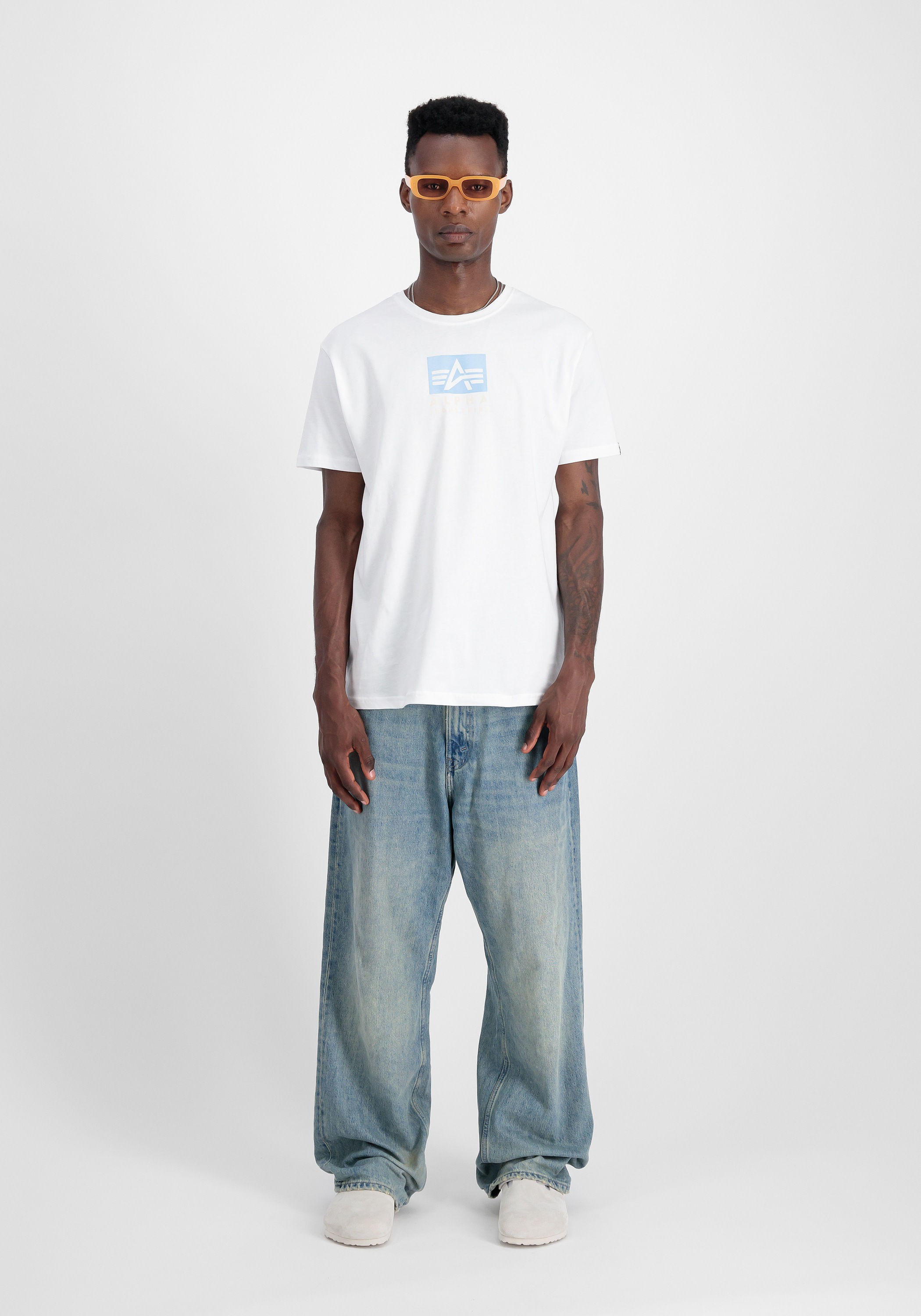 Alpha Industries T-Shirt »Alpha Industries Men - T-Shirts Satin Logo T«
