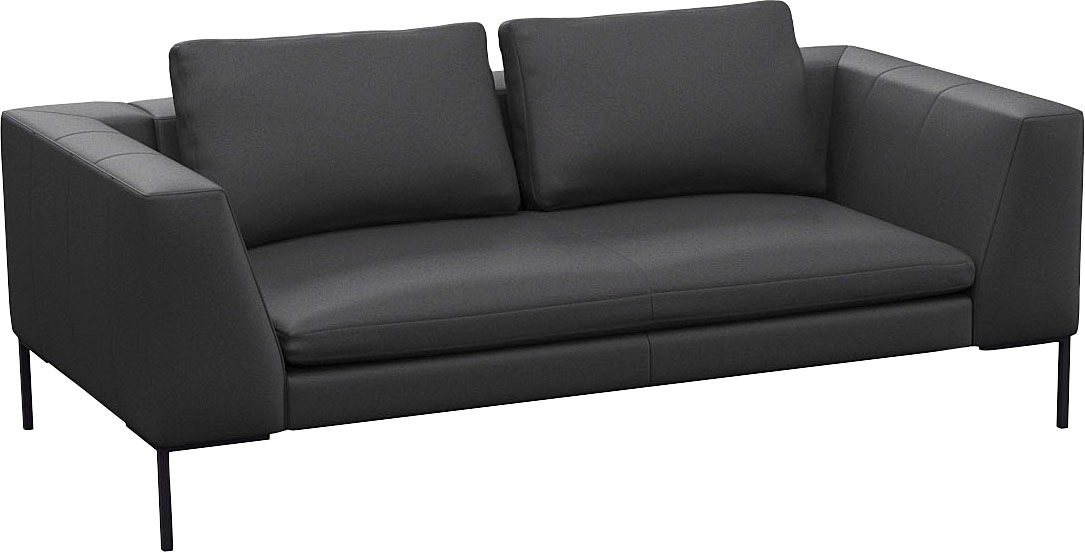 FLEXLUX 2,5-Sitzer »Loano«, modernes Sofa, frei im Raum stellbar, lose Kissen, Kaltschaum im Sitz