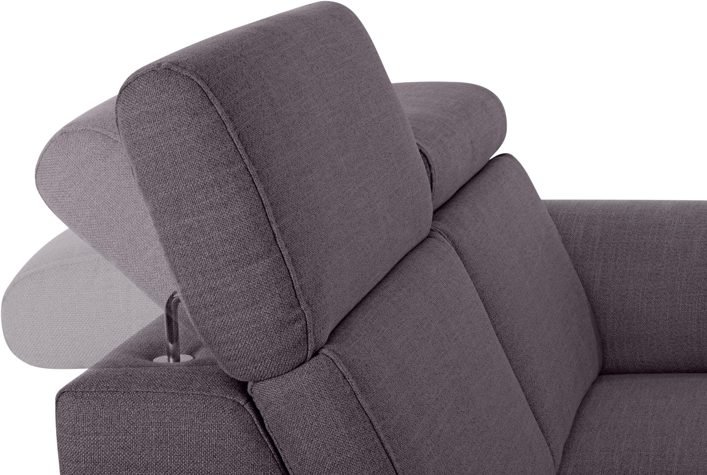 sit&more 2-Sitzer »Arngast«, inklusive Federkern und Kopfteilverstellung