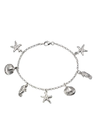 Armband »925 Silber rhodiniert maritime Motive«