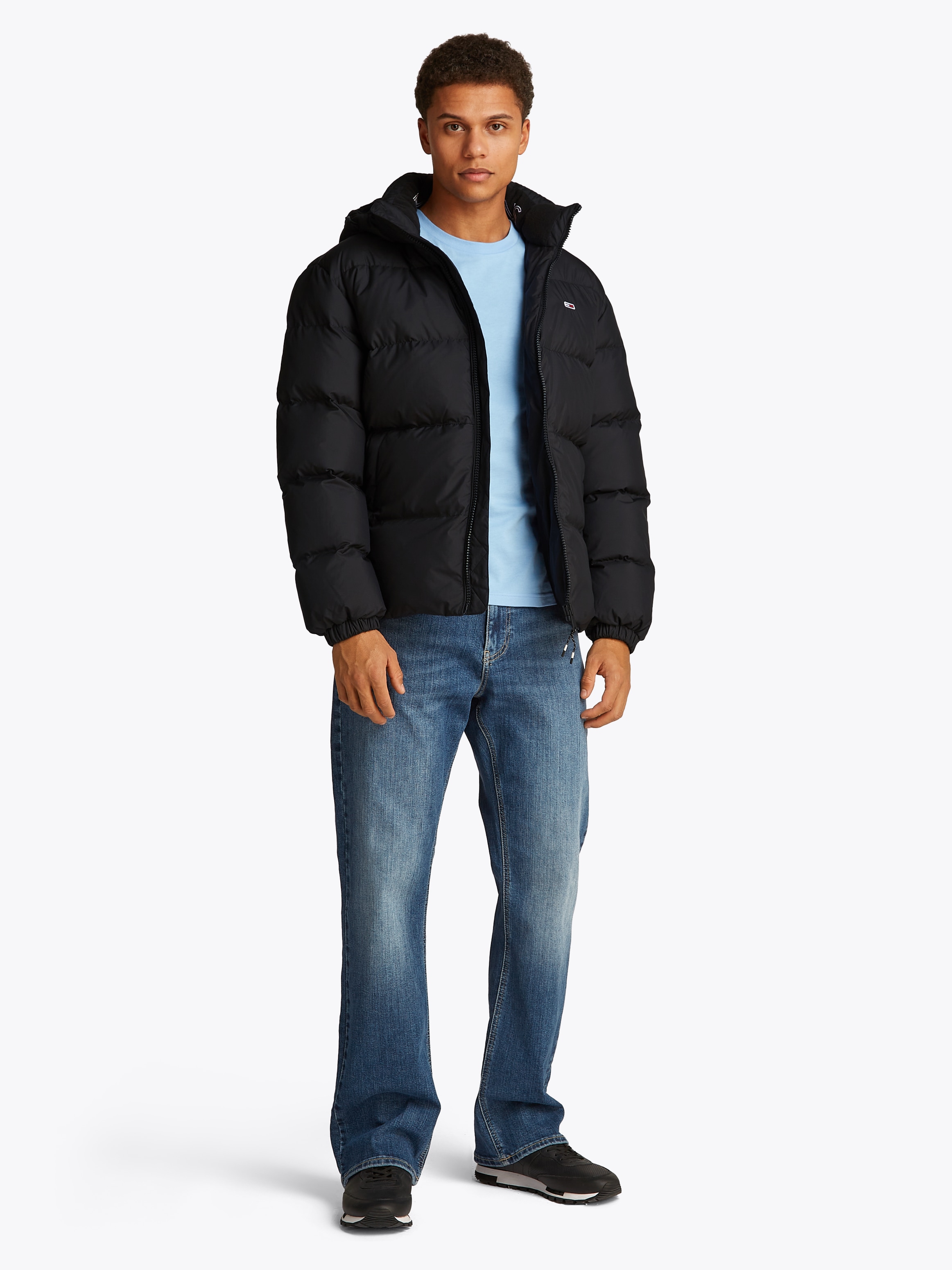 Tommy Jeans Steppjacke »TJM ESSENTIAL DOWN JACKET EXT«, mit Kapuze, Daunenjacke, Übergangsjacke Winterjacke Outdoorjacke Gefüttert