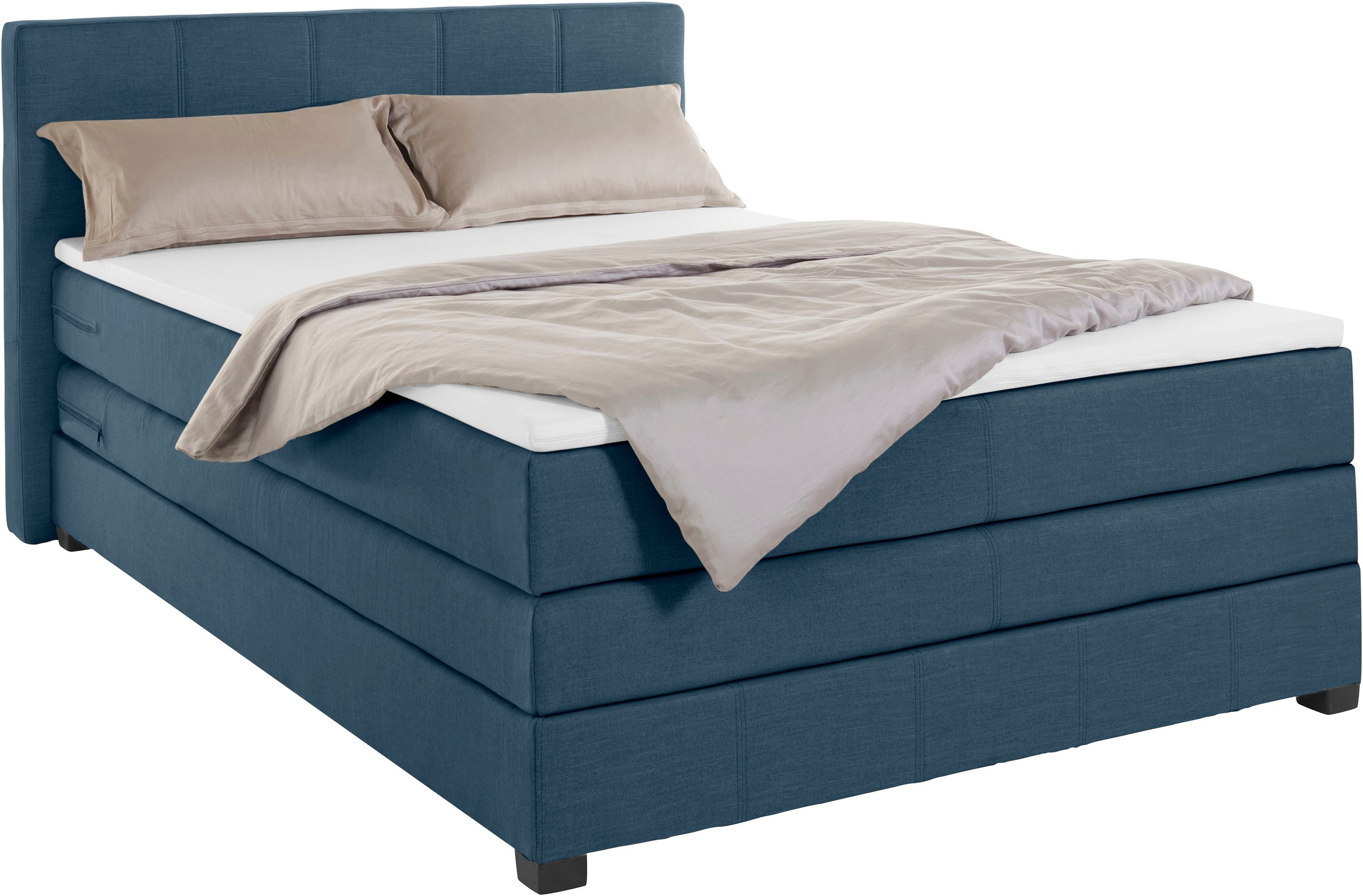 OTTO products Boxspringbett »Peetu«, Taschenfederkern-Matratze, in 4 Breite günstig online kaufen
