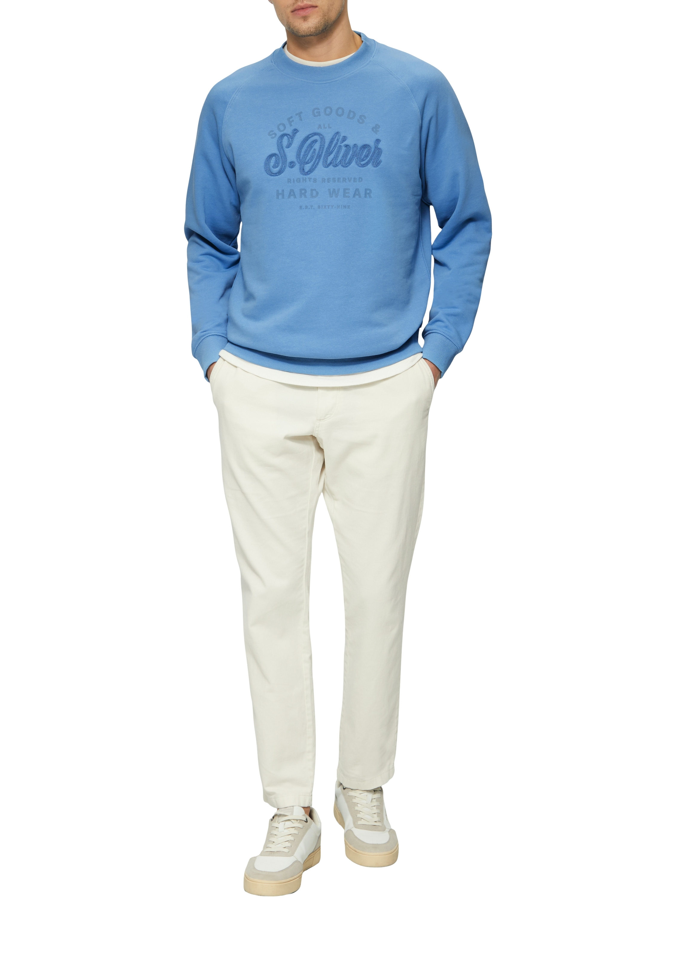 s.Oliver Sweater, mit Logo-Druck