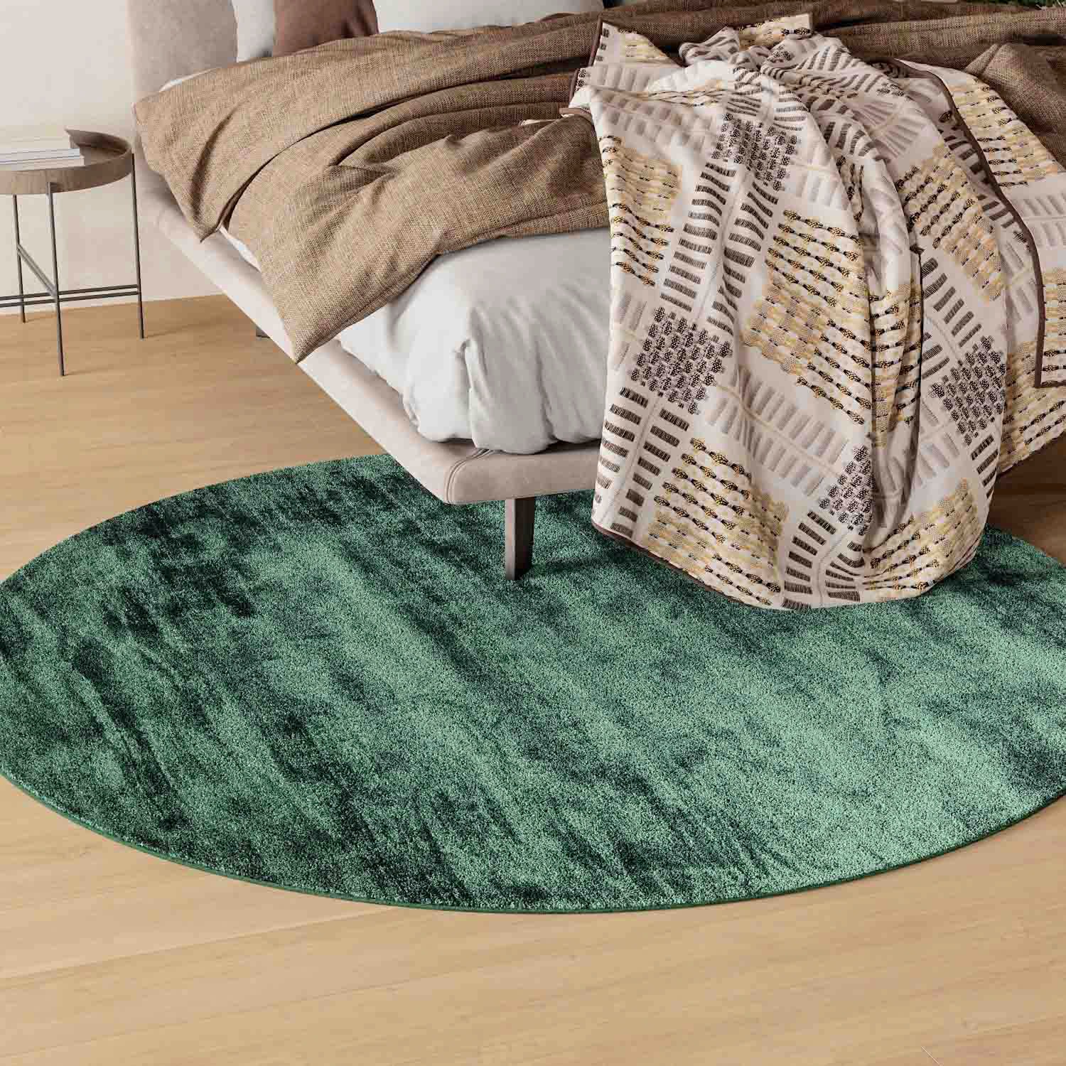morgenland Teppich »Designer Teppich Chester«, rund, 10 mm Höhe, Viskose