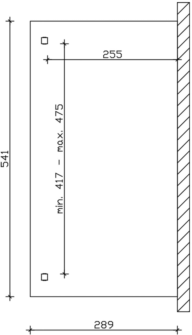 Skanholz Terrassendach »Verona« Leimholz