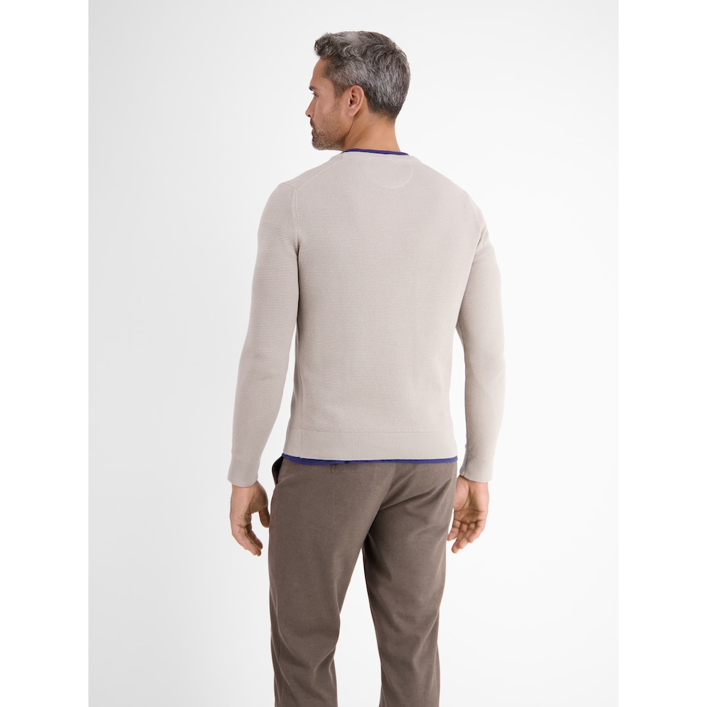 LERROS Strickpullover »LERROS Sportiver Crewneck-Strickpullover«