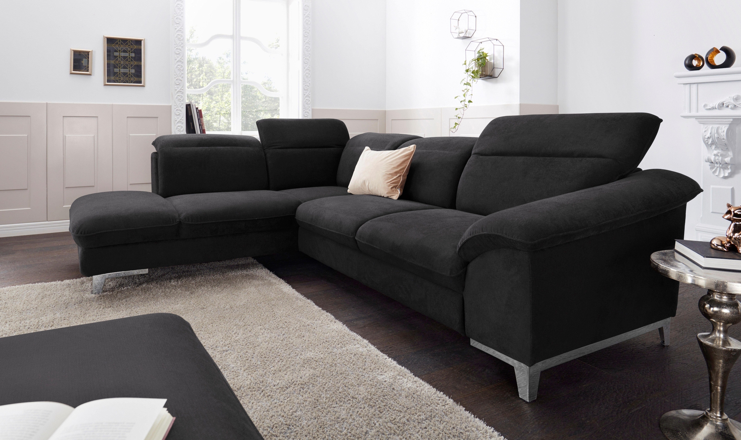 COTTA Polstergarnitur »Teresa L-Form«, (Set), Set bestehend aus: Ecksofa mi günstig online kaufen