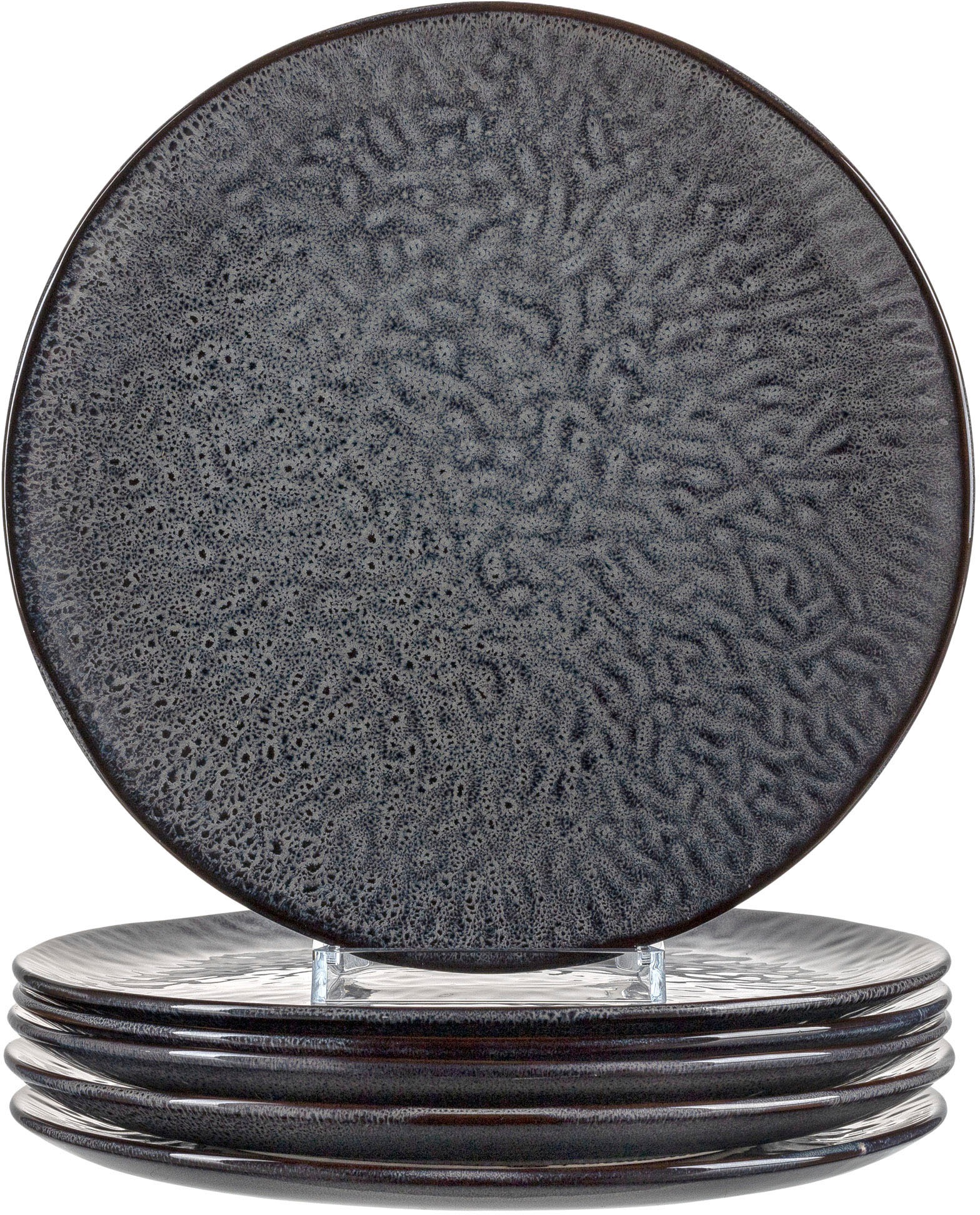 LEONARDO Speiseteller »Matera« Ø 27 cm anthrazit