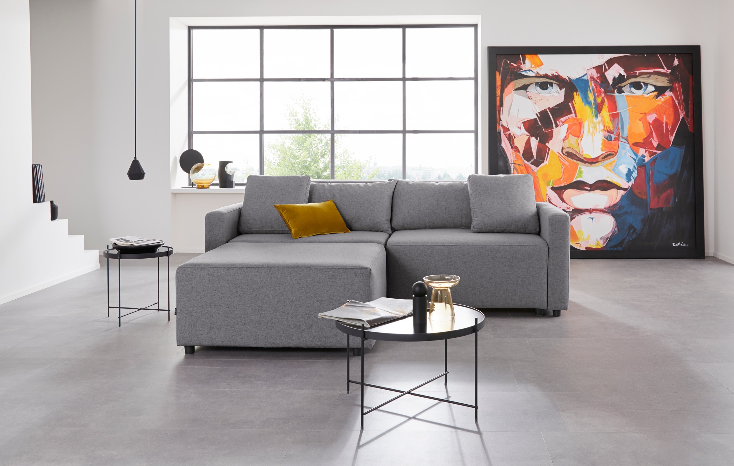 Home affaire Ecksofa »Marva 3tlg. L-Form« beide Armlehnelemente ausziehbar günstig online kaufen