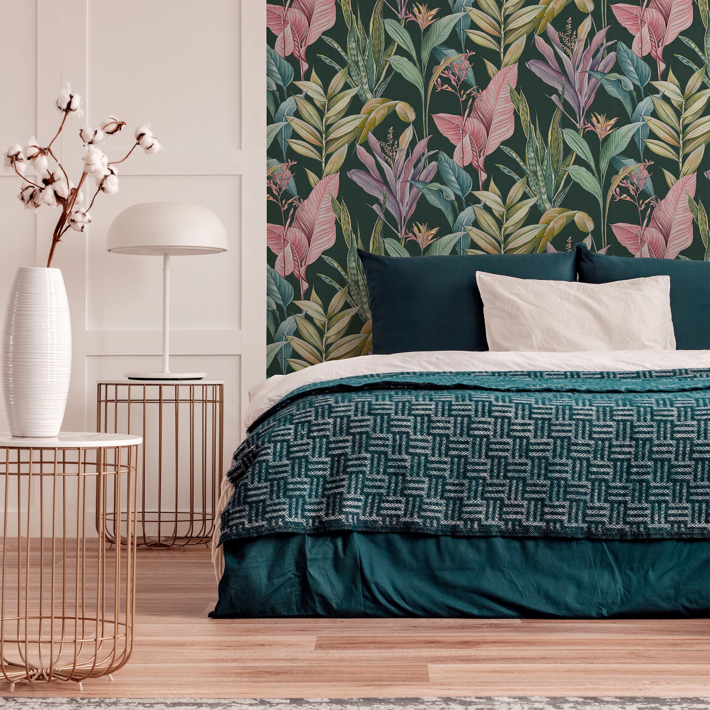 Superfresco Easy Vliestapete »Leona Grun« Motiv texturiert botanisch