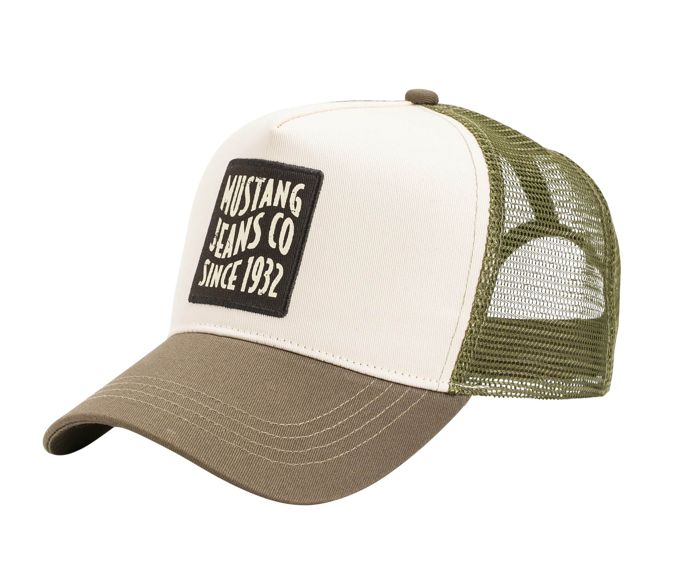 MUSTANG Trucker Cap Netzeinsatz, Größe individuell verstellbar olive-varied
