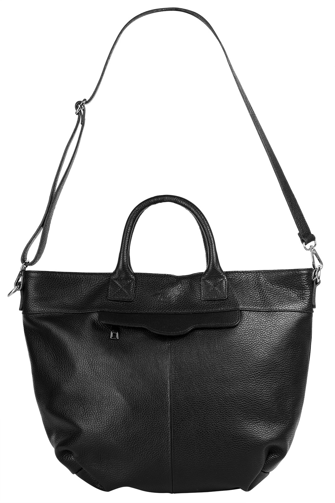Samantha Look Henkeltasche, echt Leder, Made in Italy