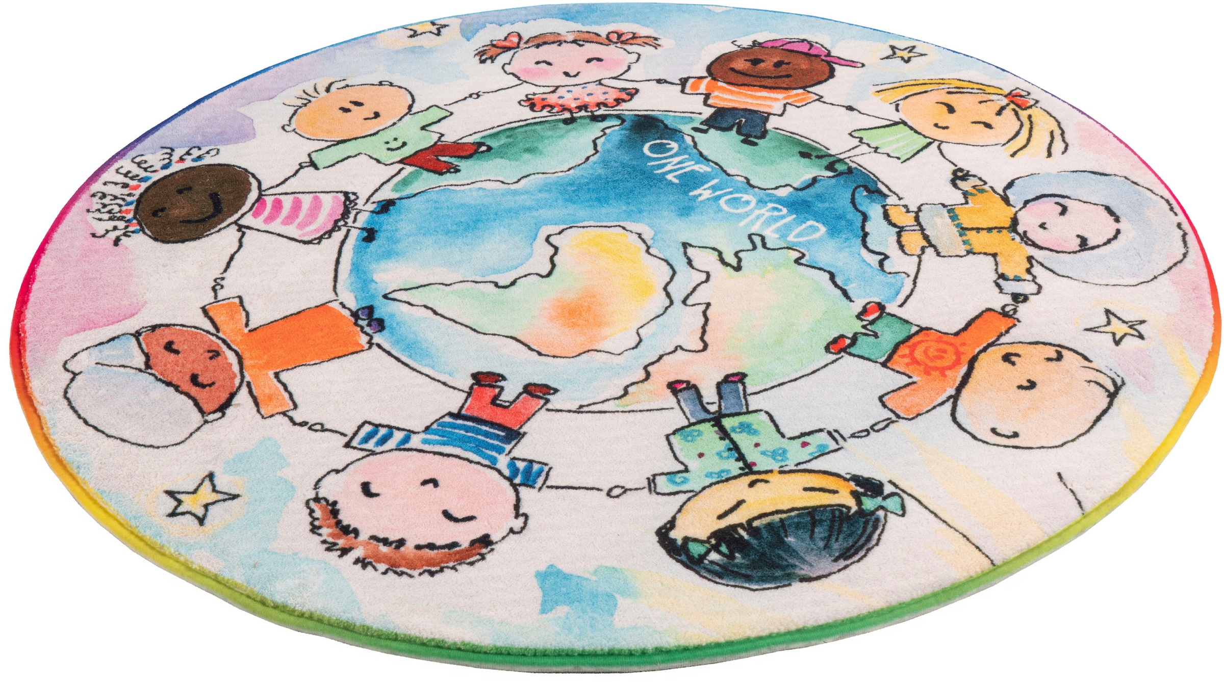 Obsession Kinderteppich »My Juno 477«, rund, Kurzflor, Spielteppich, Motiv Kinder,... kaufen