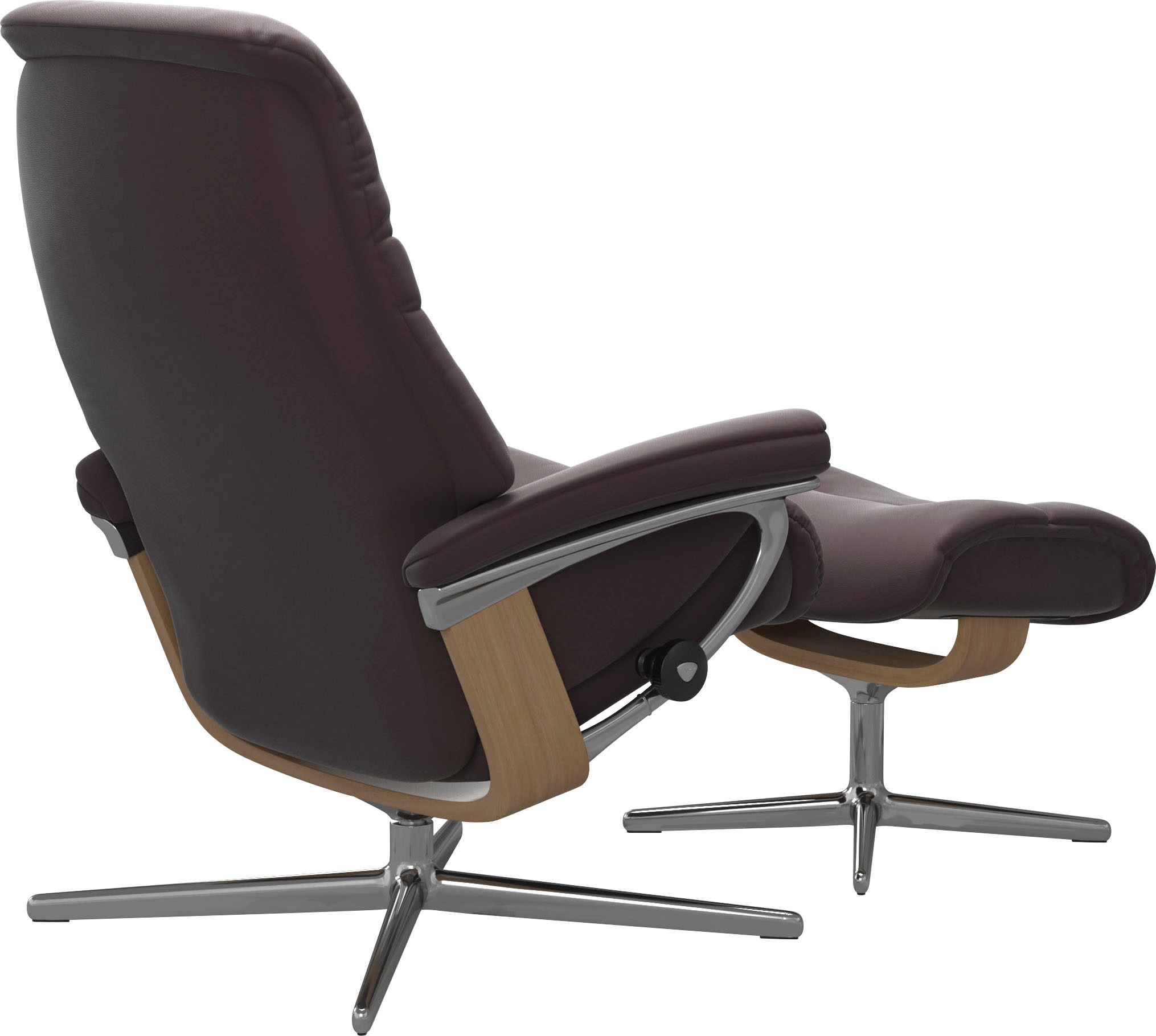 Stressless® Fußhocker »Sunrise«, mit Cross Base, Größe S, M & L, Holzakzent Eiche