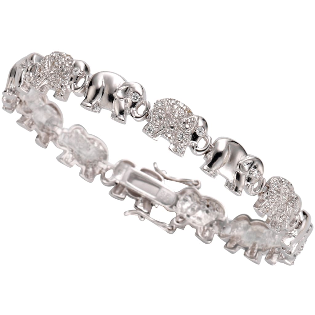 Firetti Armband »Schmuck Geschenk Silber 925 Armschmuck Armkette Elefanten«