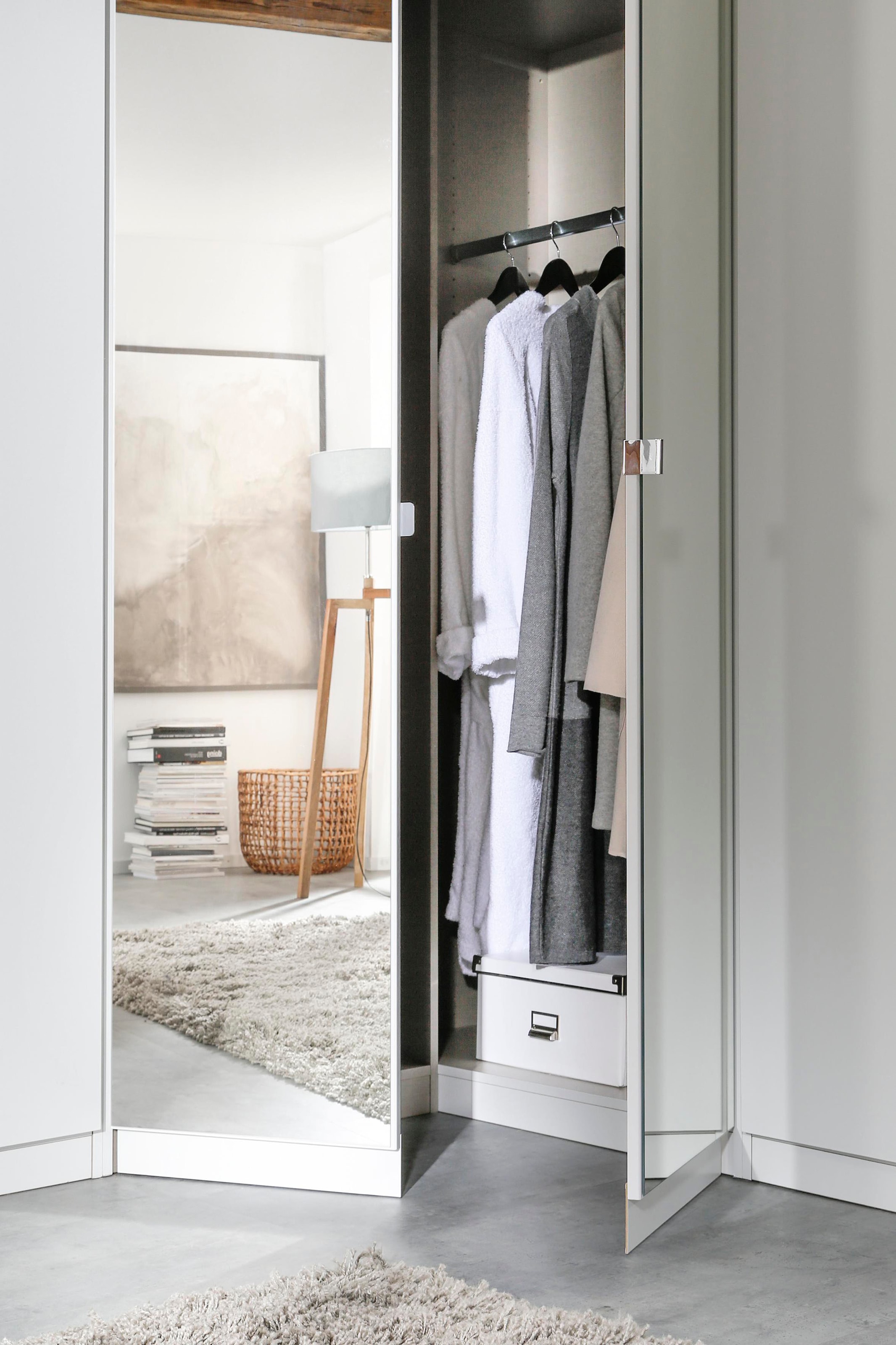 rauch Schrank-Set »Kleiderschrank Schrank Garderobe Wäscheschrank Ankleide NIDDA« Set, Größe 208x163 cm, 