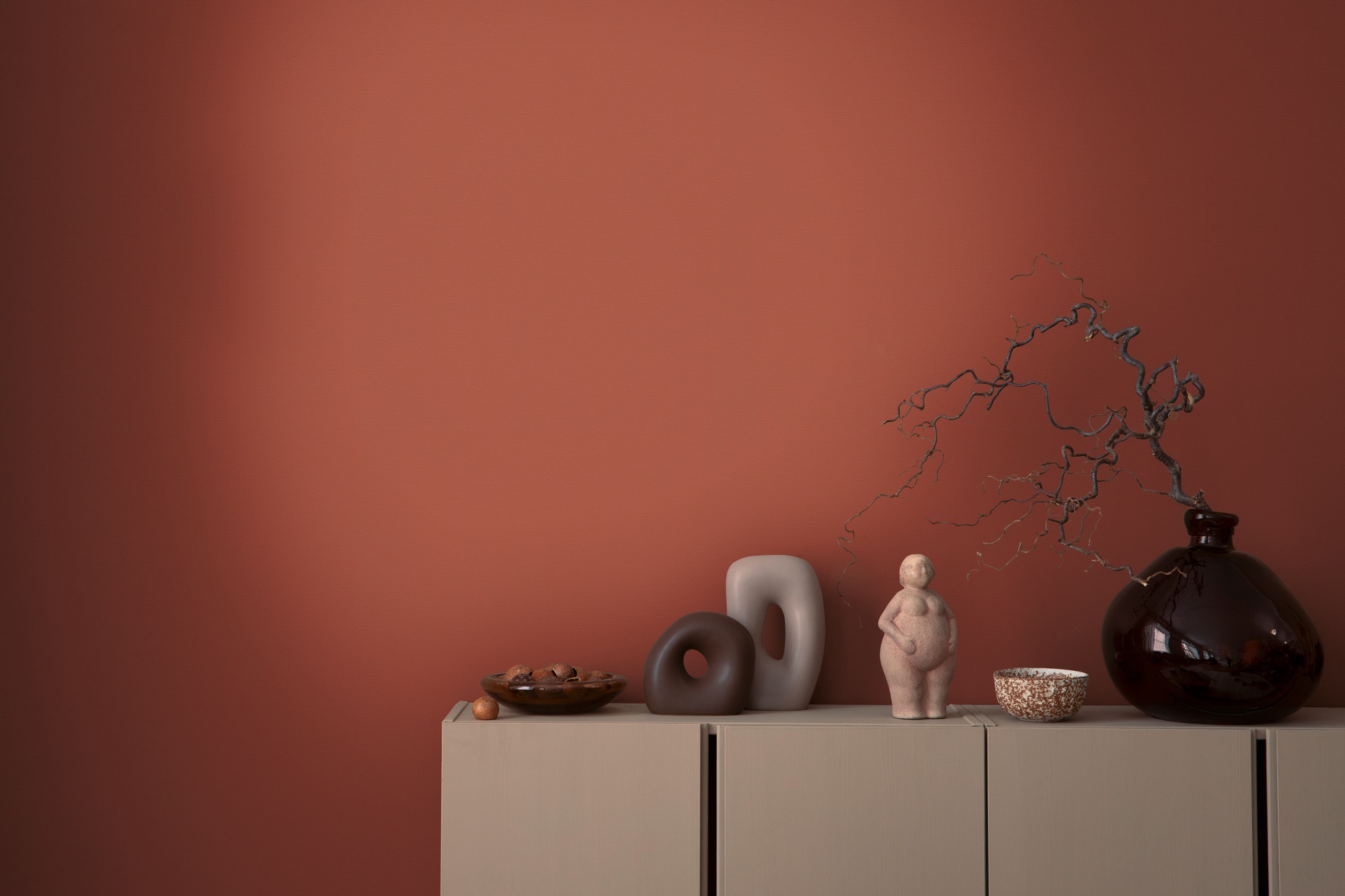 A.S. Création Vliestapete »French Affair Unitapete mit Oberflächenstruktur Landhaus« matt strukturiert Vliestapete Uni für Schlafzimmer Küche Wohnzimmer Uni Design modern