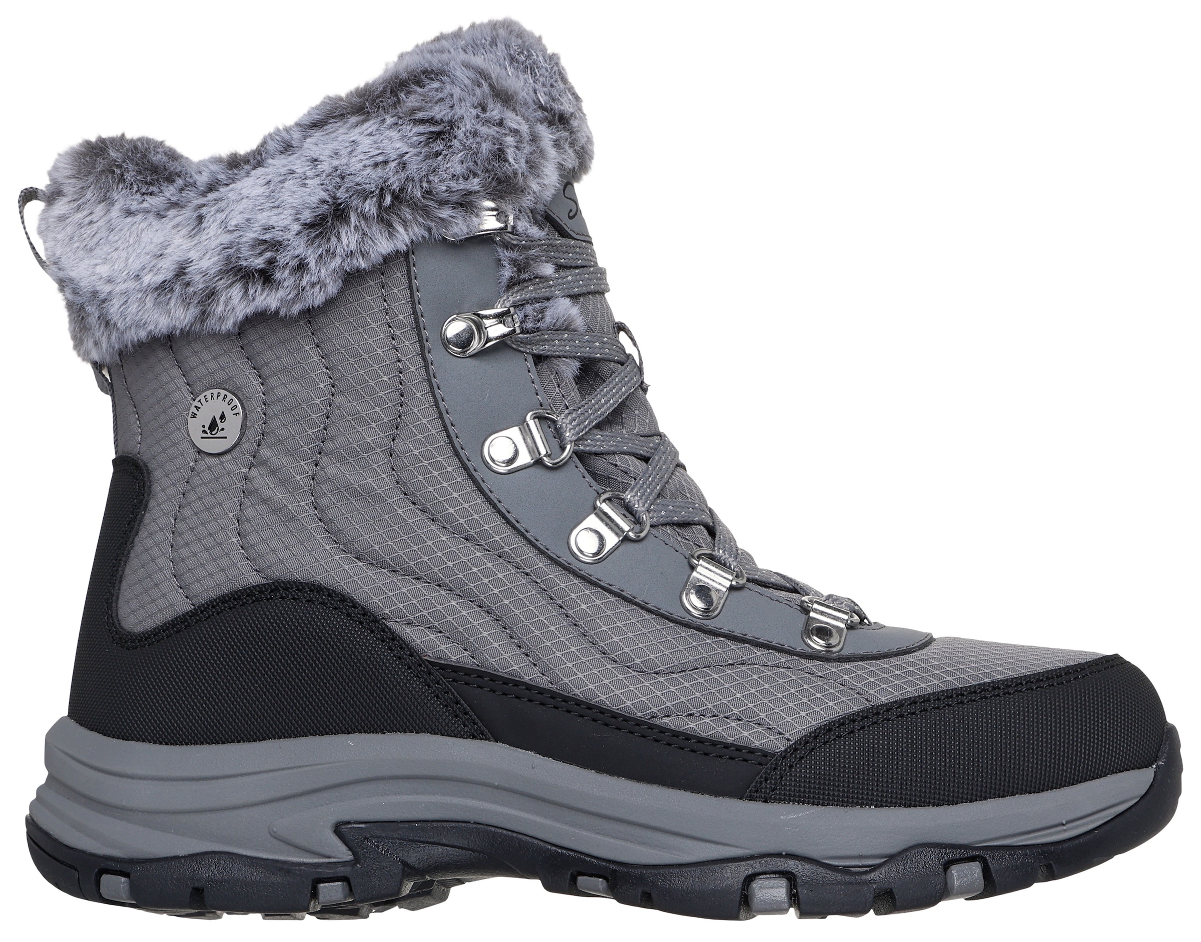 Skechers Winterboots »TREGO-STORMIE«, Snowboots, Schnürstiefel mit rutschhemmender Laufsohle